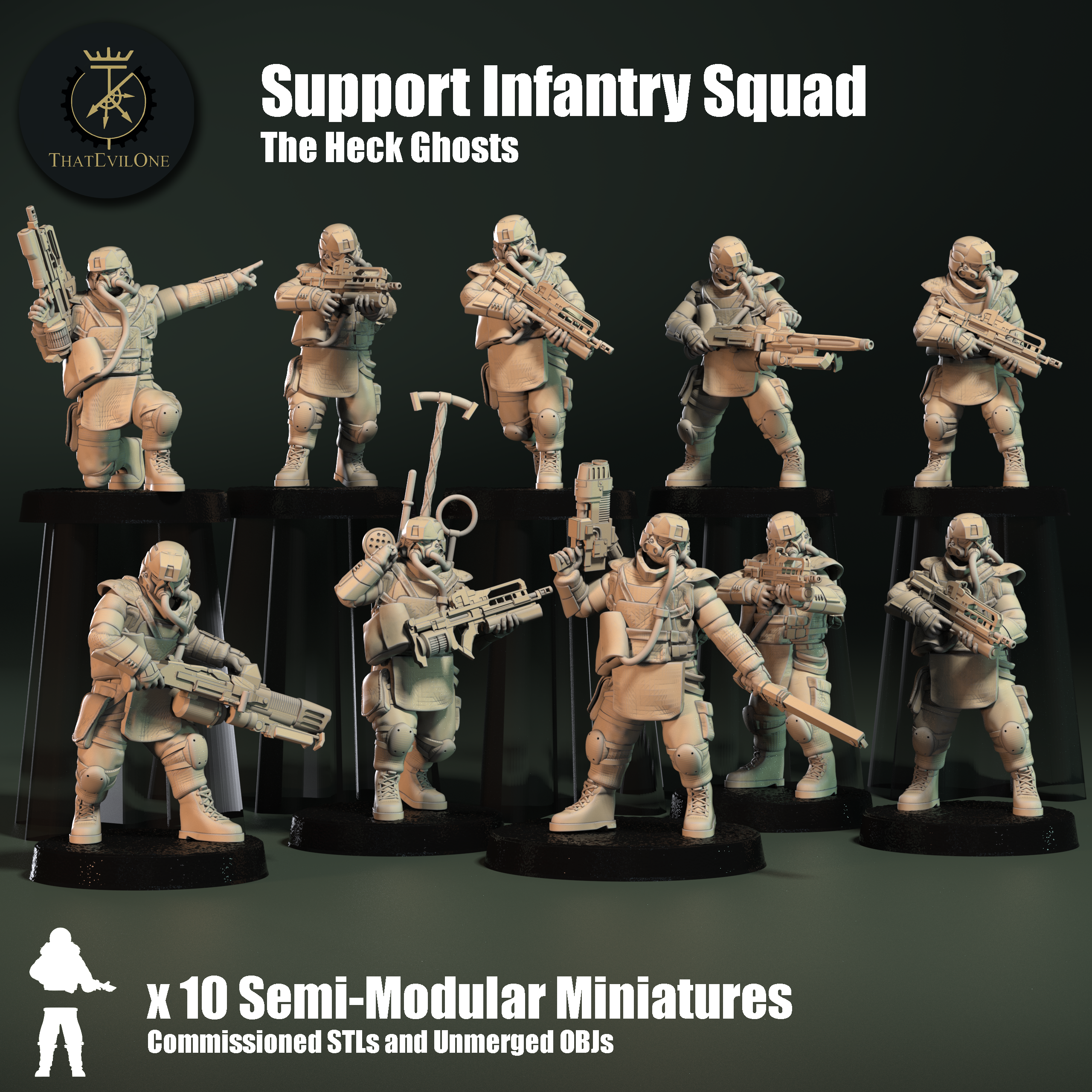 Support Infantry - Commissioned