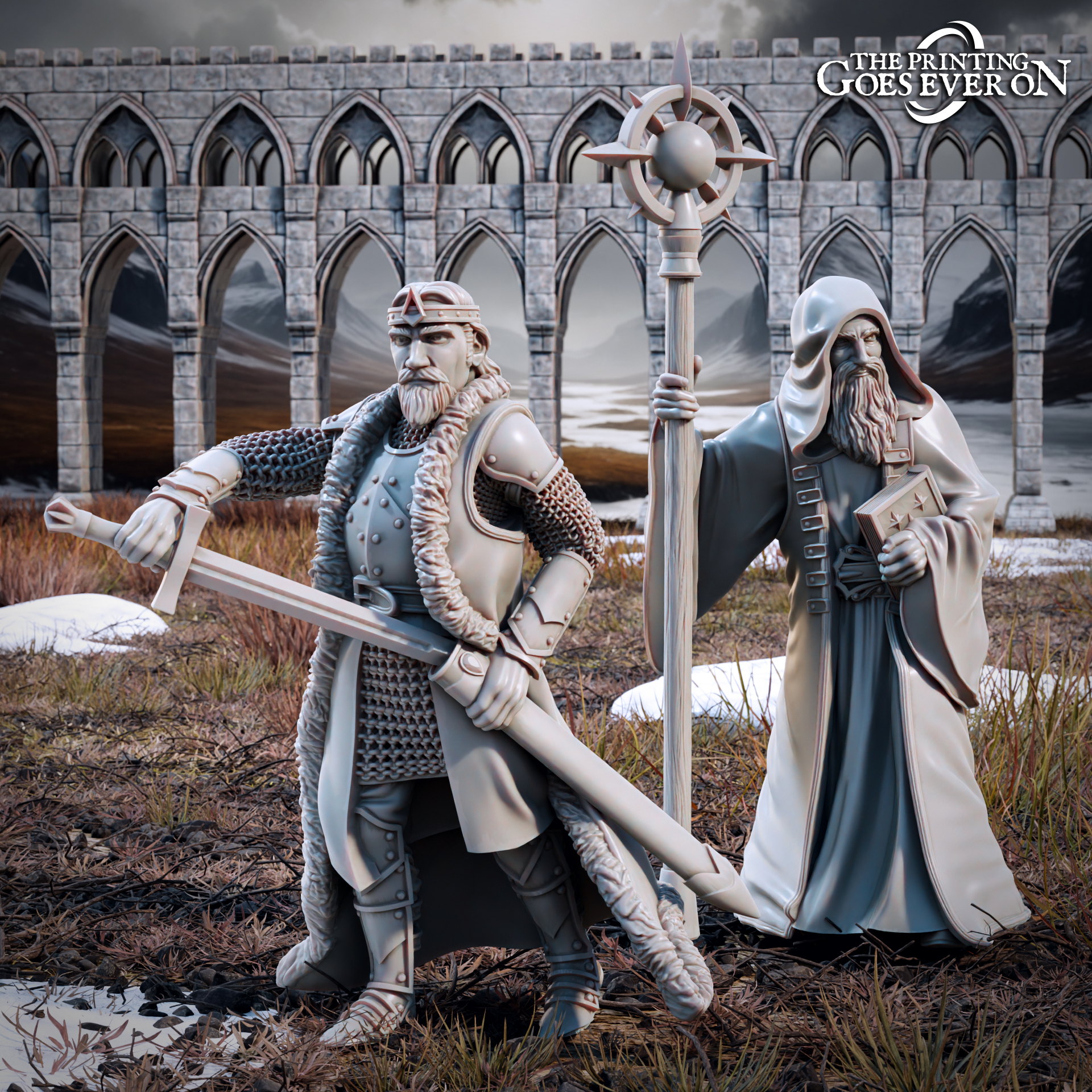 King Arvelon and Malion the Mystic - Presupported