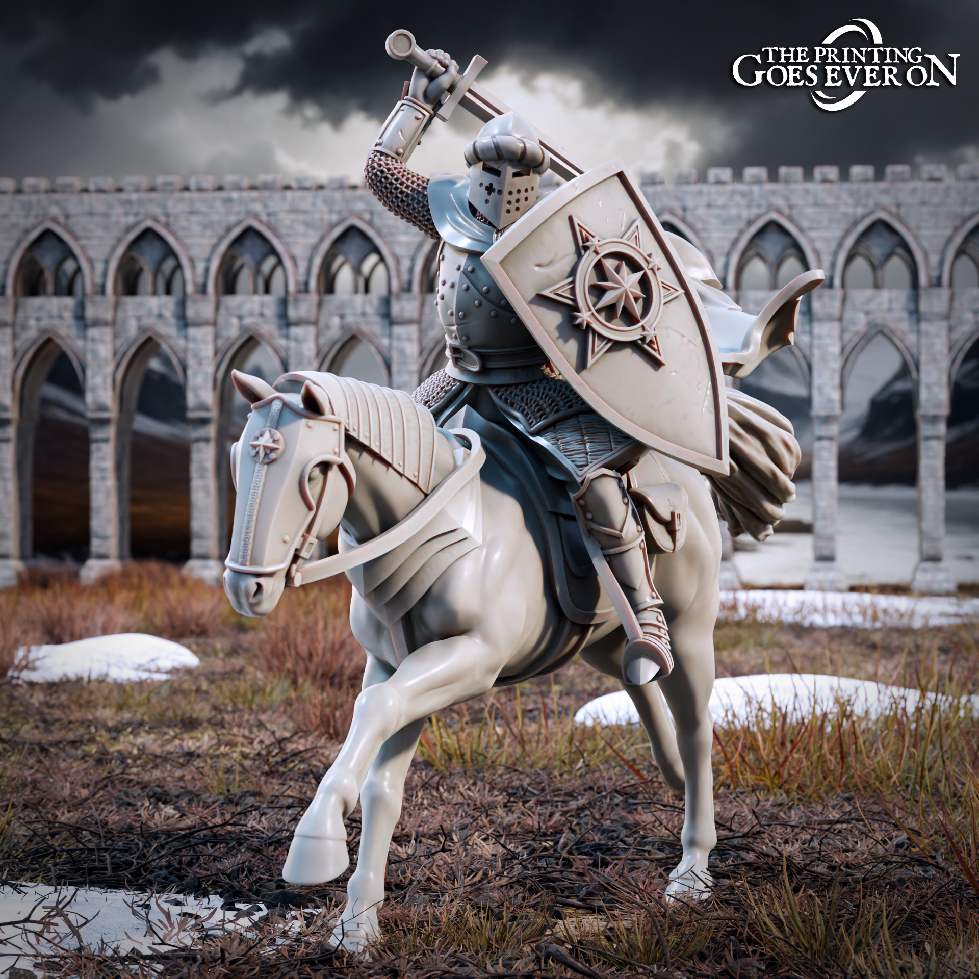 Northern Kingdom Captain - Mounted - Presupported
