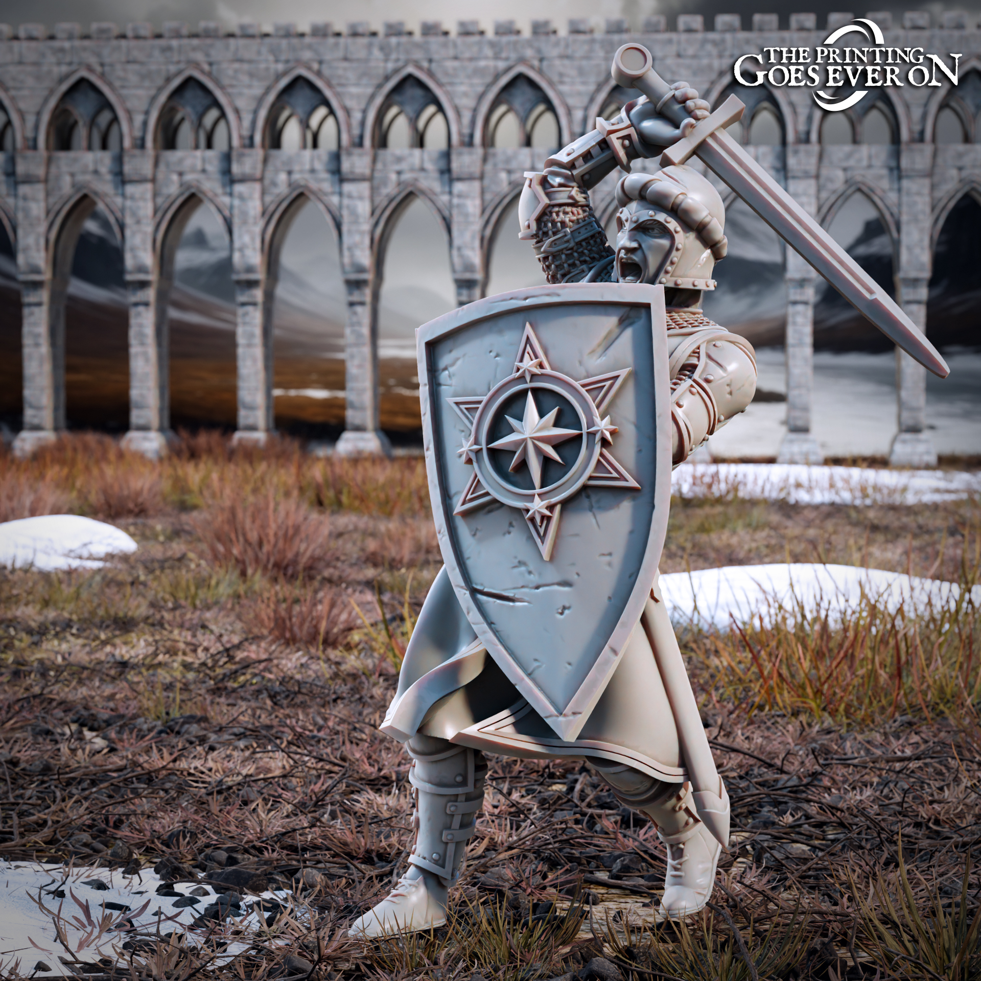 Man-at-Arms of the Northern Kingdom - C - Presupported