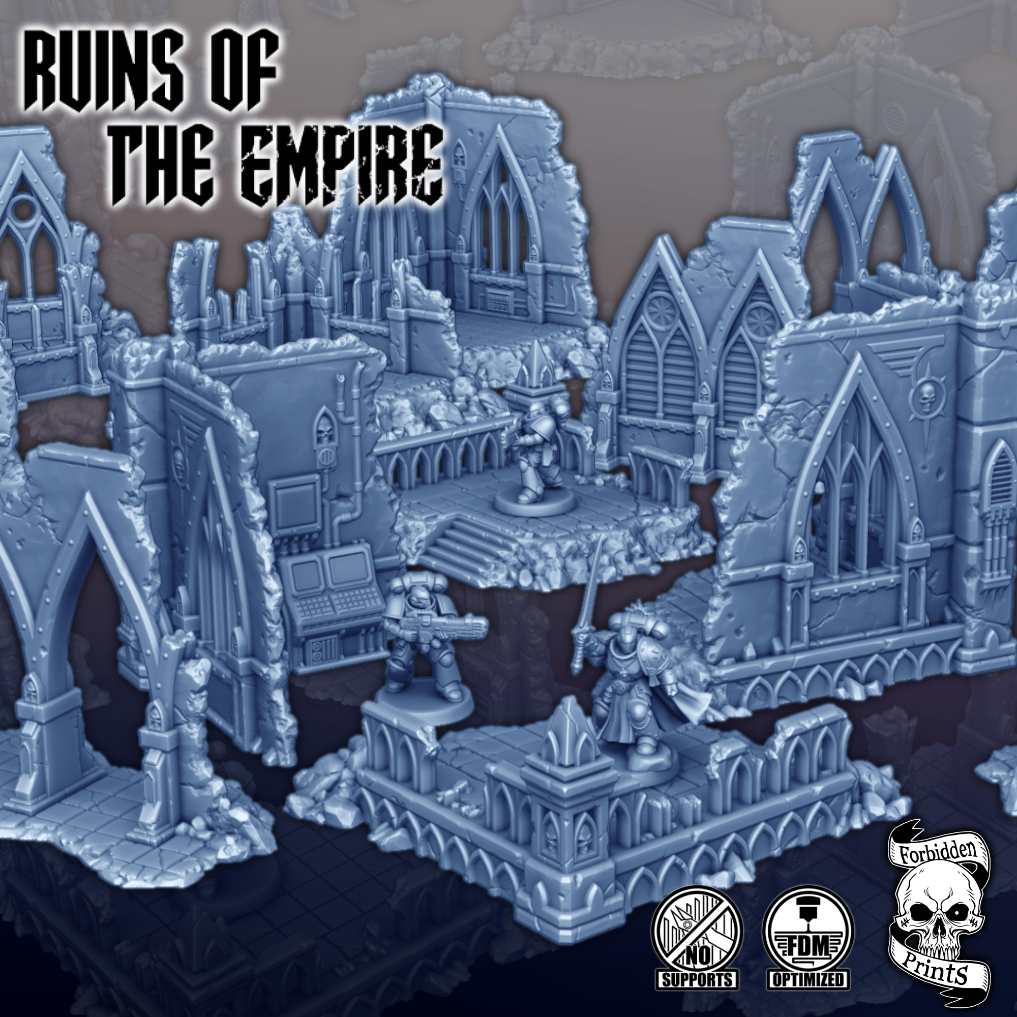 Ruins of The Empire - Scatter Terrain V.2