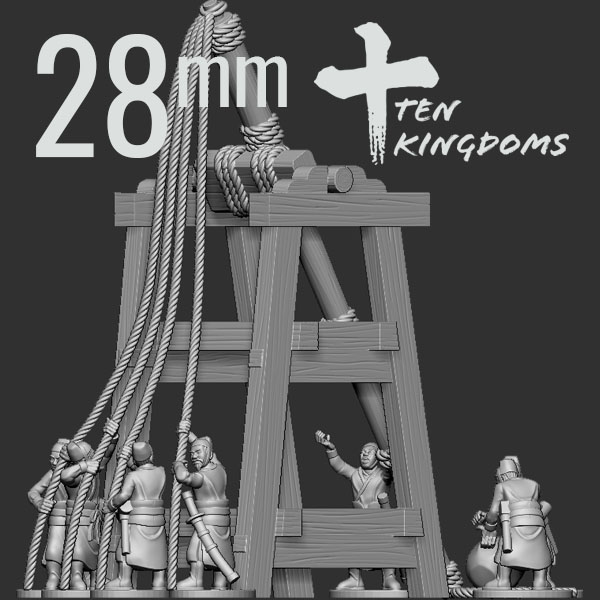 28mm Song Dynasty Trebuchet Set A