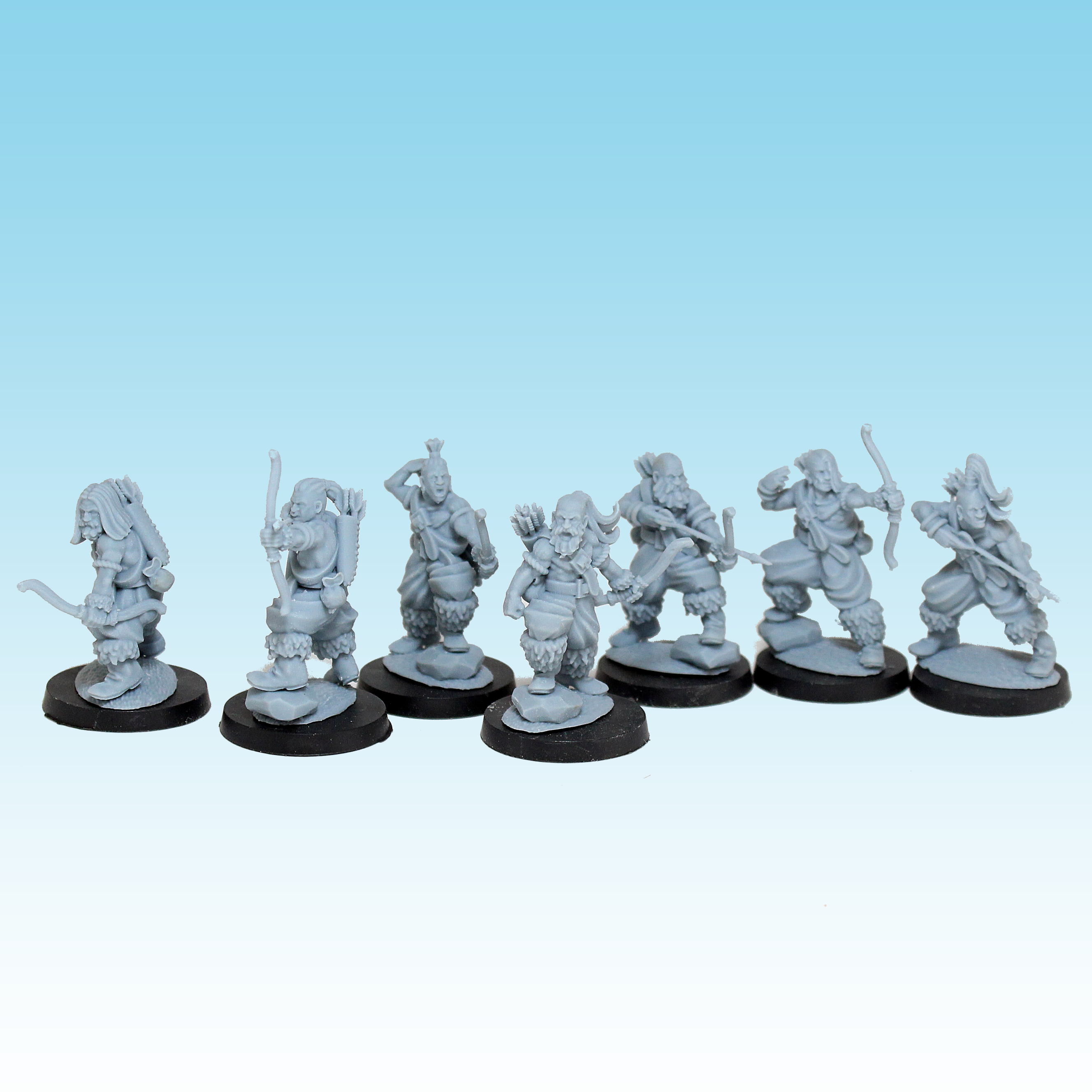 Barbarian levies with bows