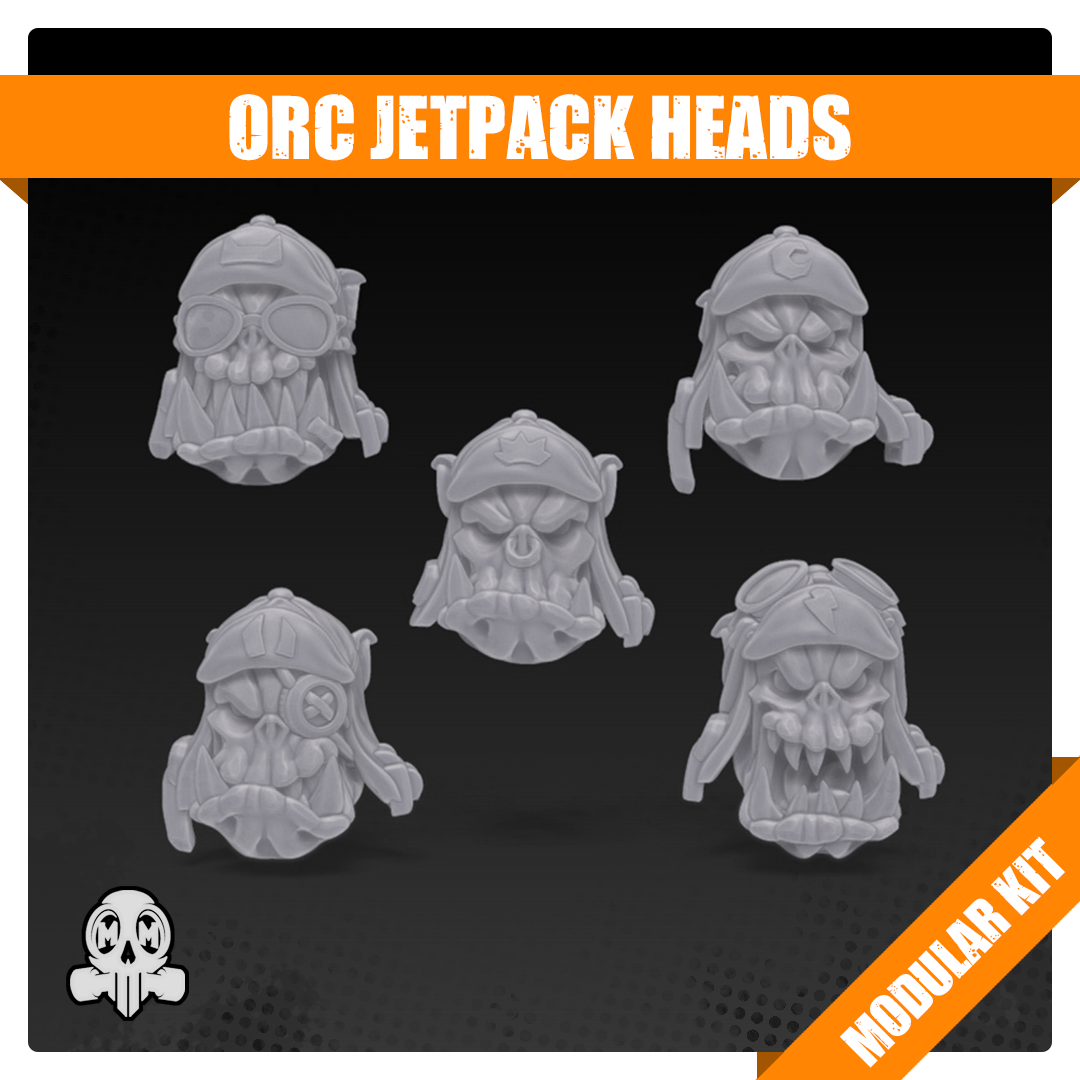 Orc Jetpack Heads - Bits