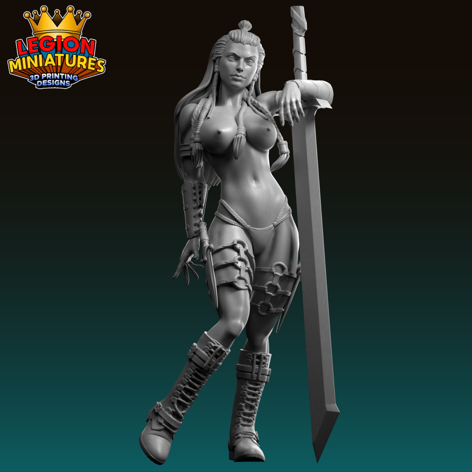 Varya v2 barbarian warrior presupported 75mm