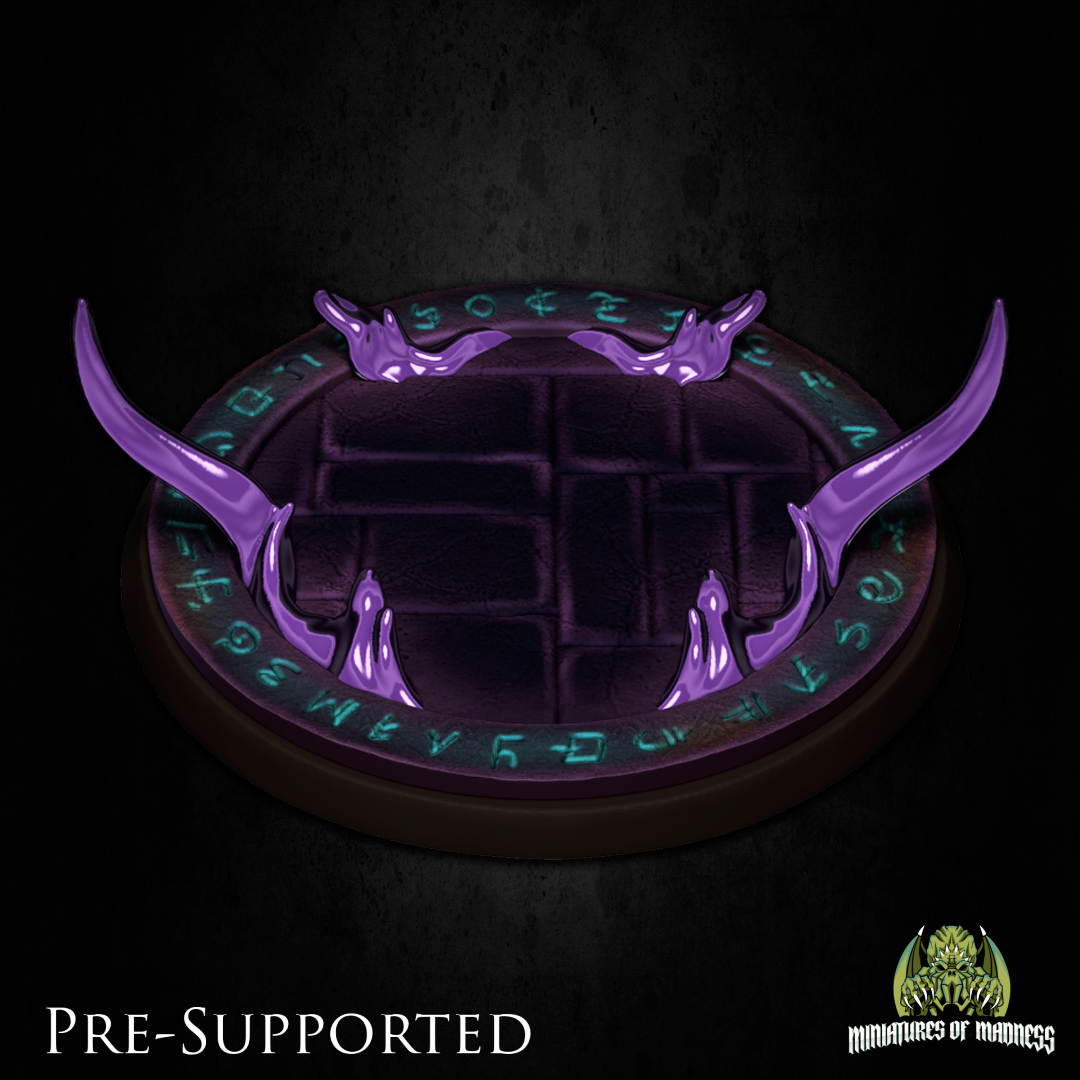 Ritual Base 25mm [PRE-SUPPORTED] Magic Stone Floor