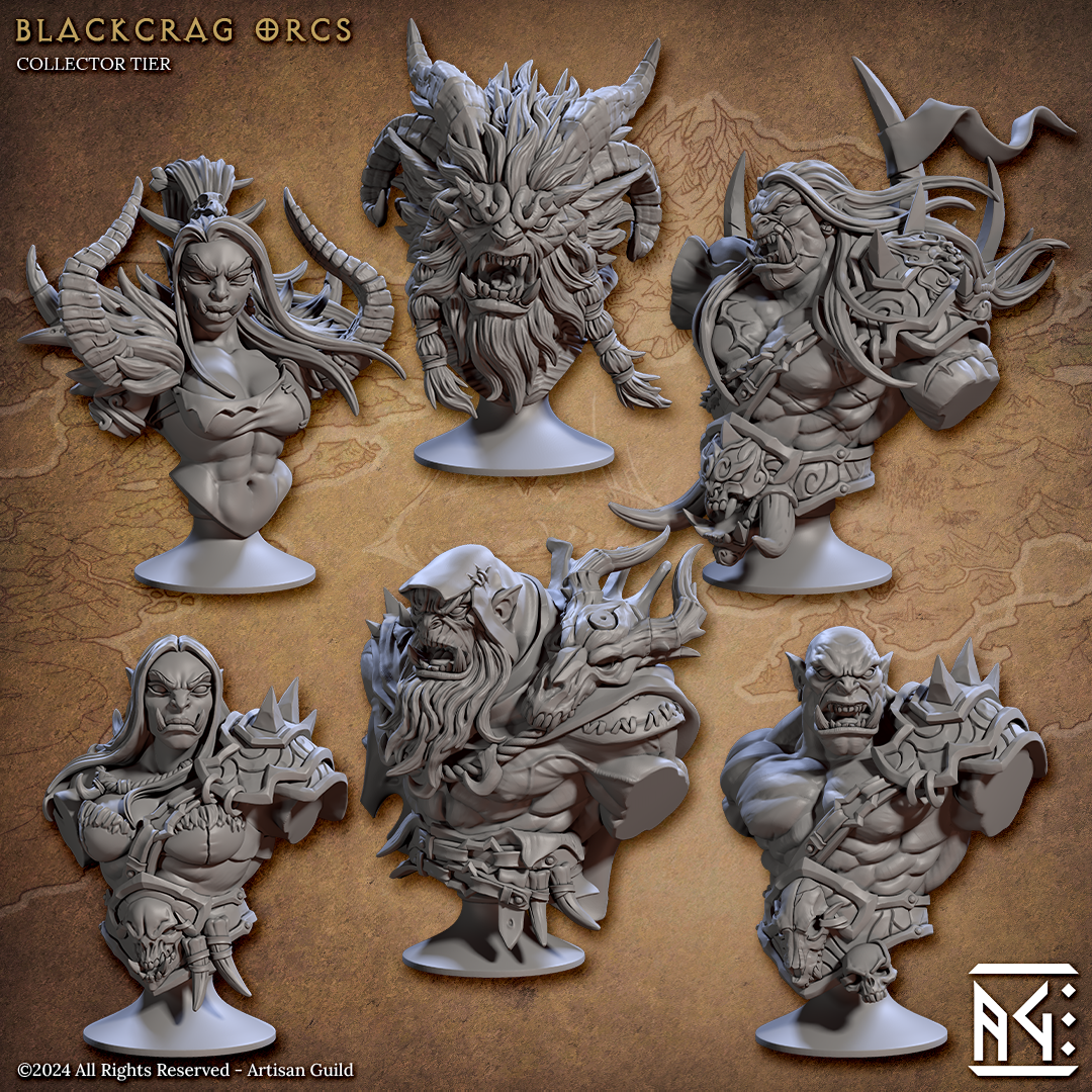 Blackcrag Orcs - Busts