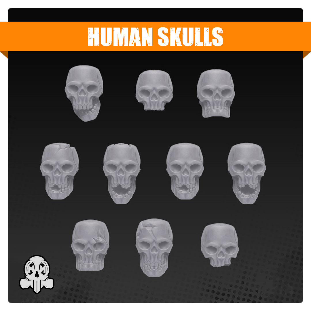 Human Skulls - Basing Bits