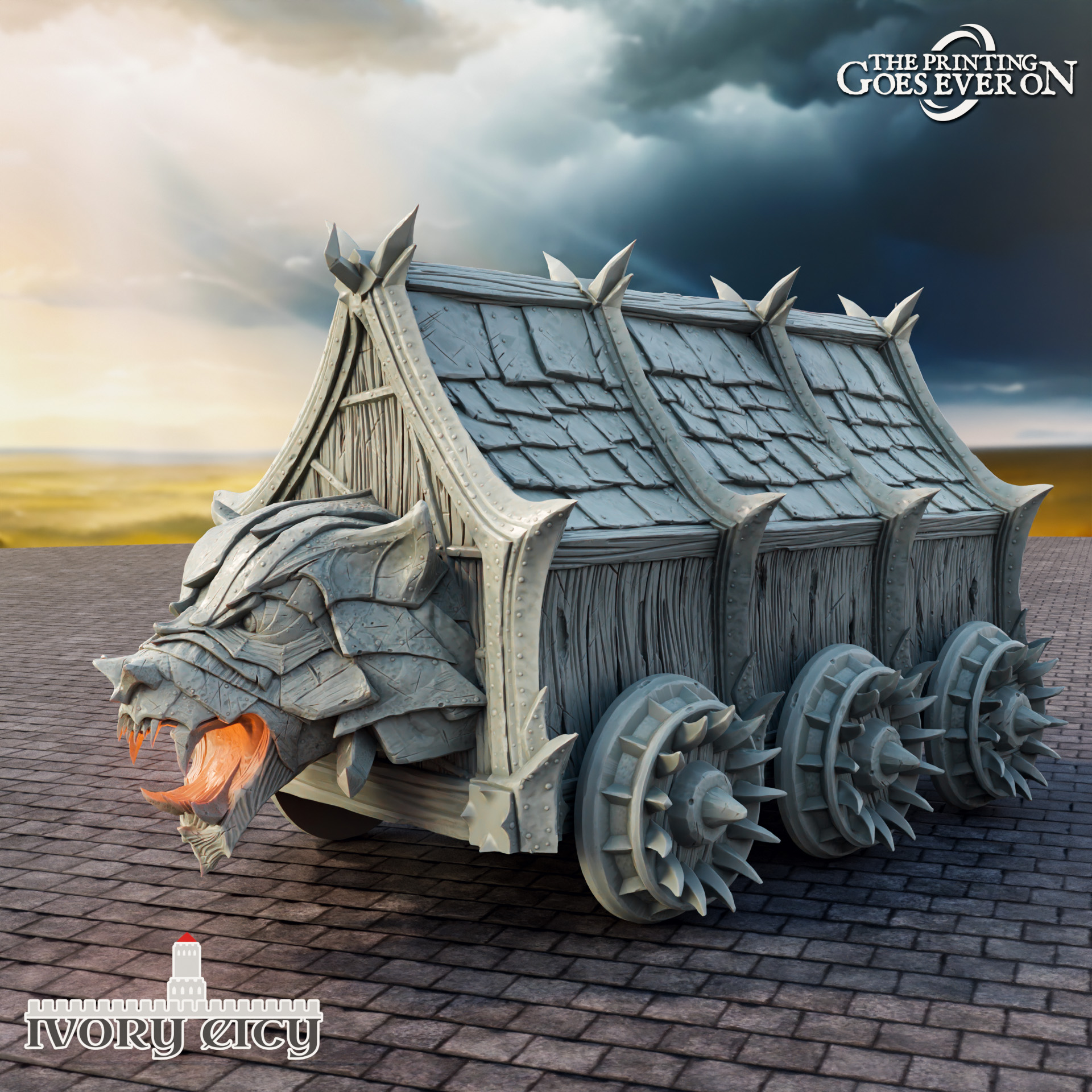Wolf Head Battering Ram - Siege Machine