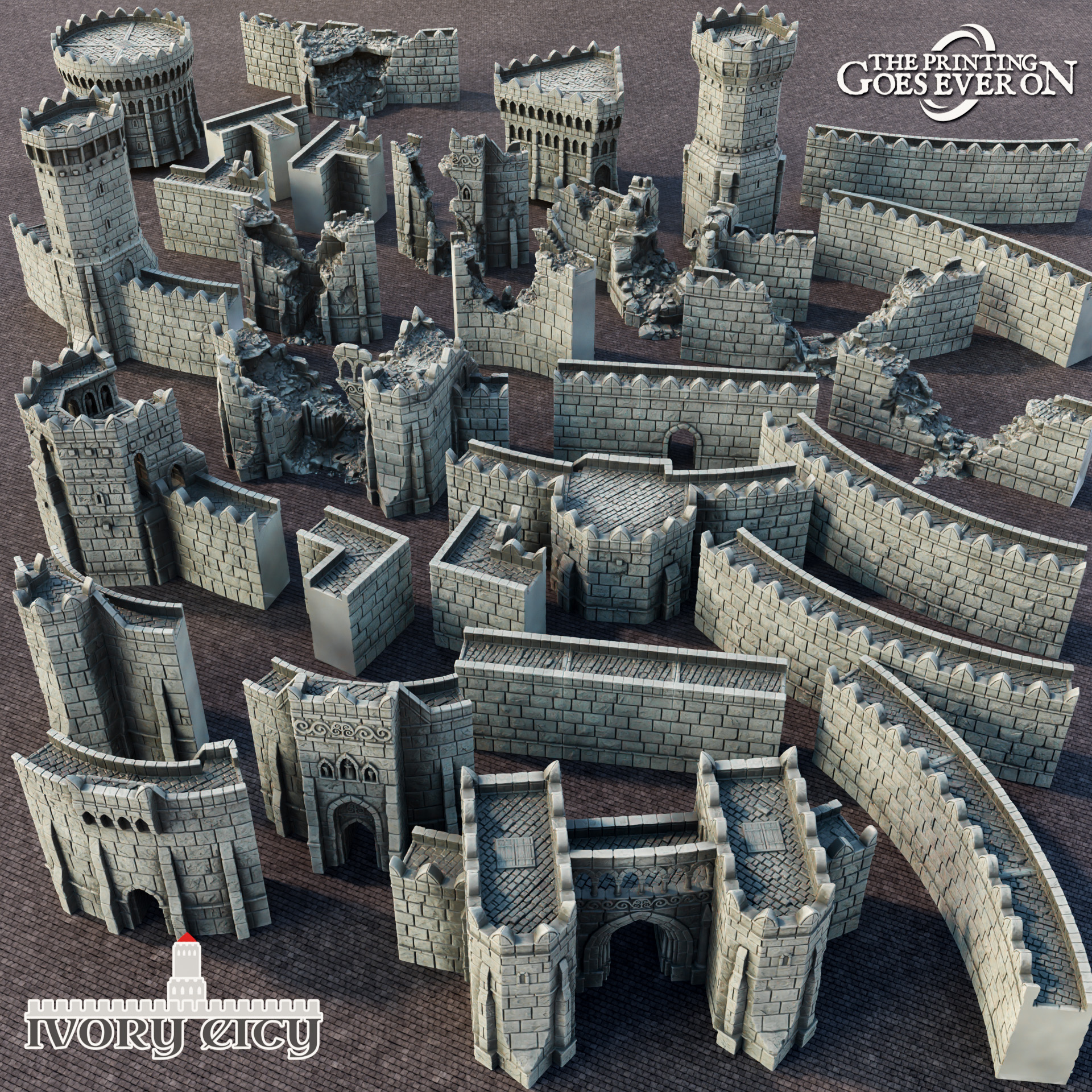 Ultimate Castle Wall Set - Modular