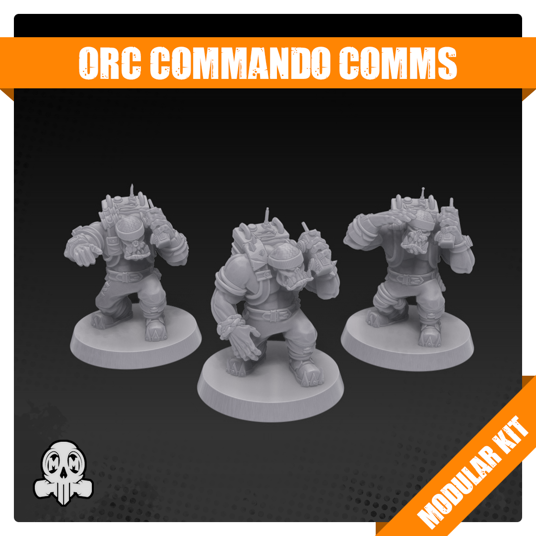 Orc Commando Comms Unit Modular Kit