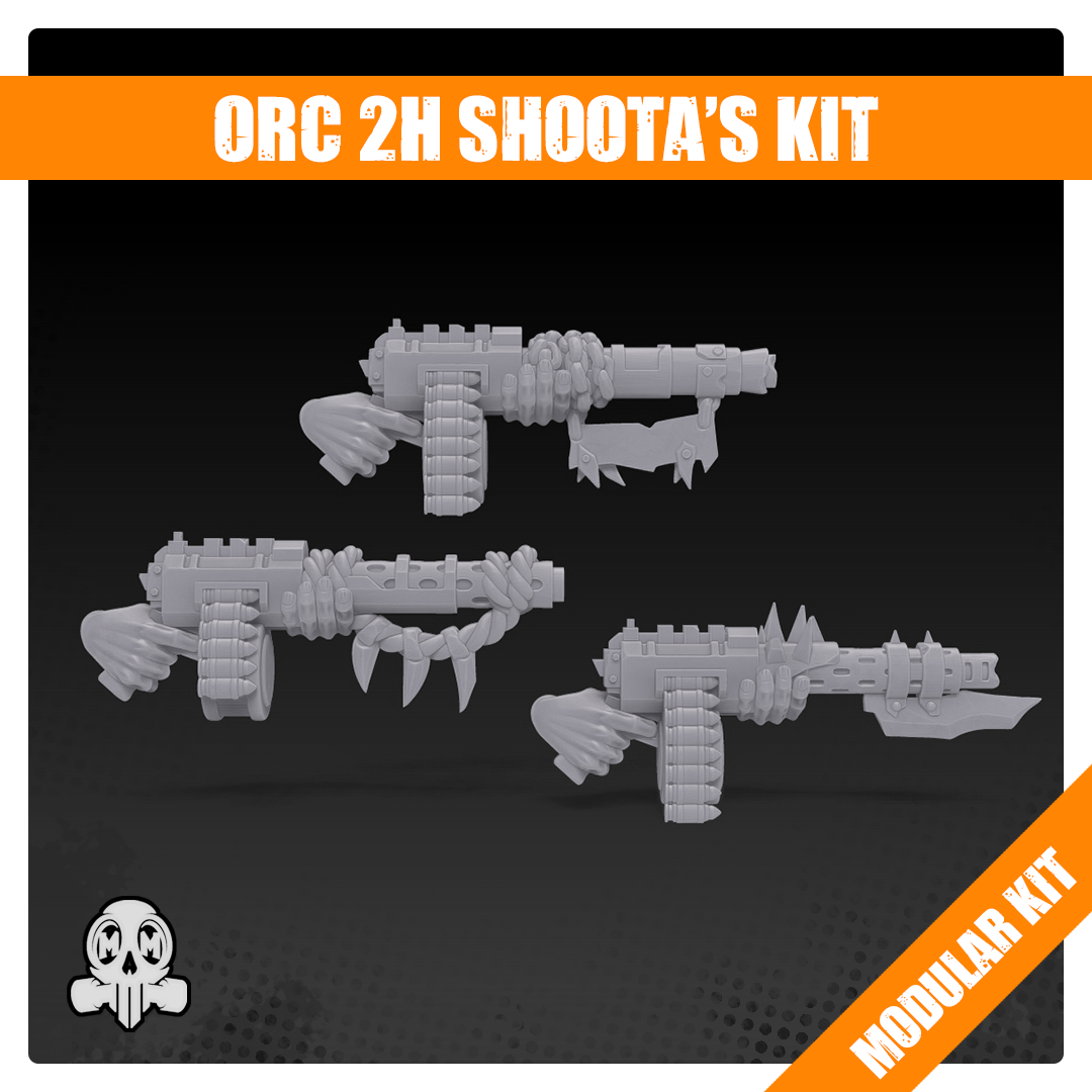 Orc Commando 2H Big Shooter Modular Kit - Expansion Kit