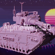 Enourmous Imperial Heavy Tank [PRESUPPORTED] 3D model