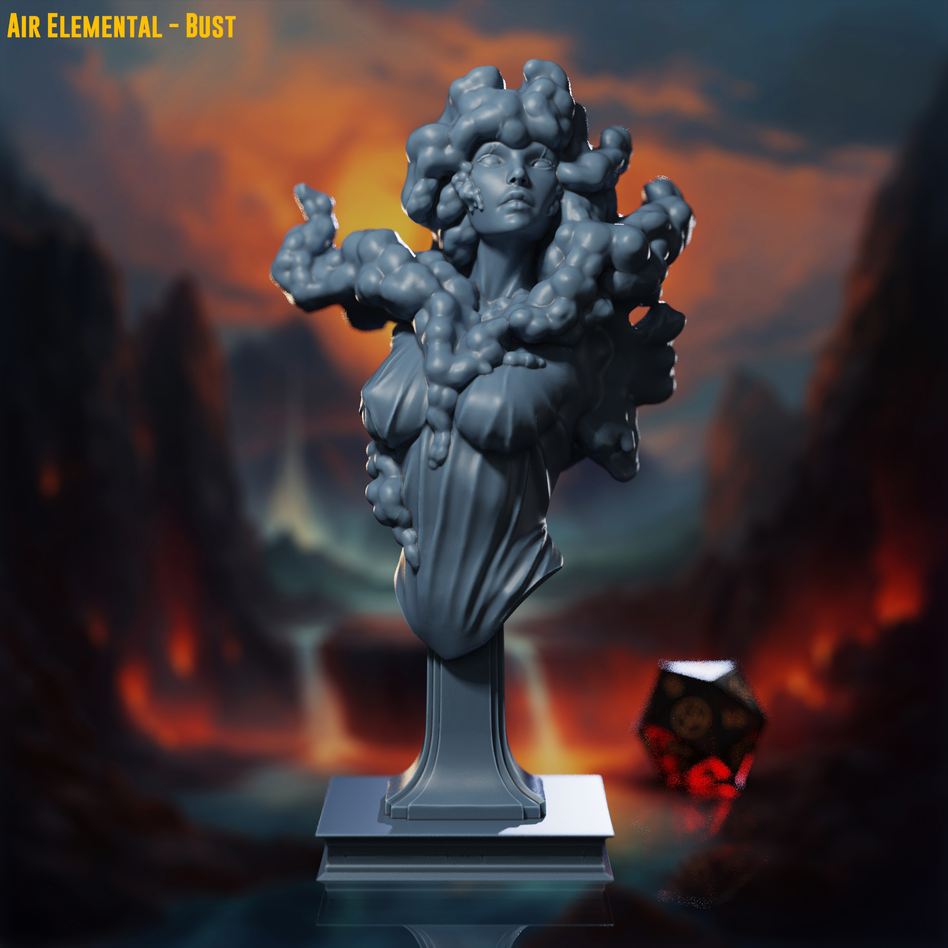 Air Elemental - Bust
