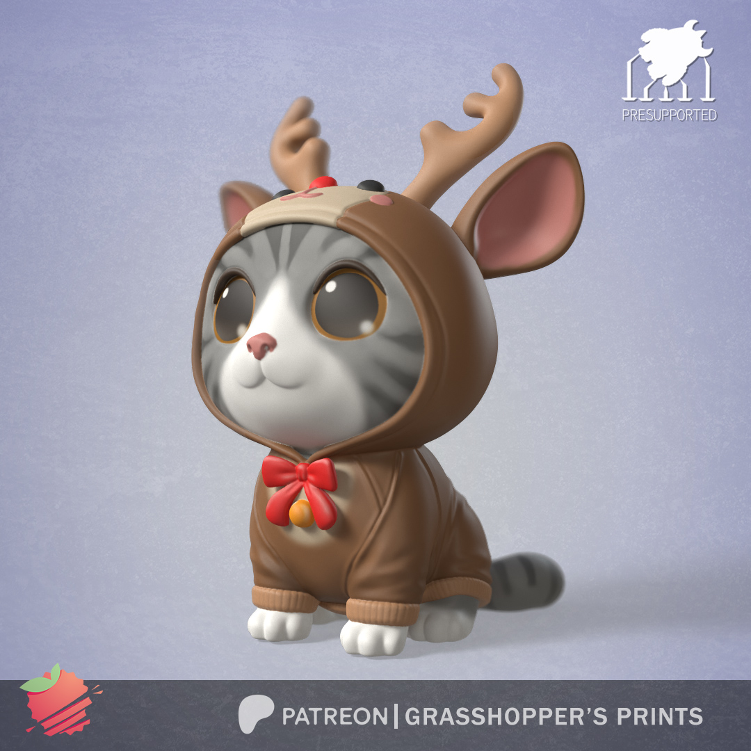 COSTUMED CAT DEER