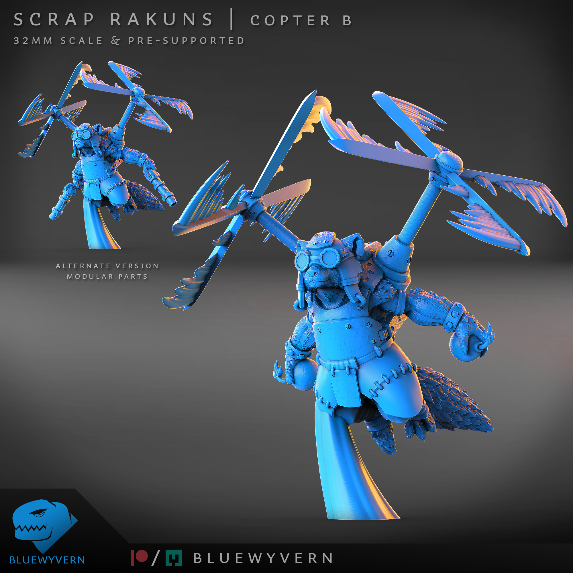 Scrap Rakuns - Copter B (Modular)