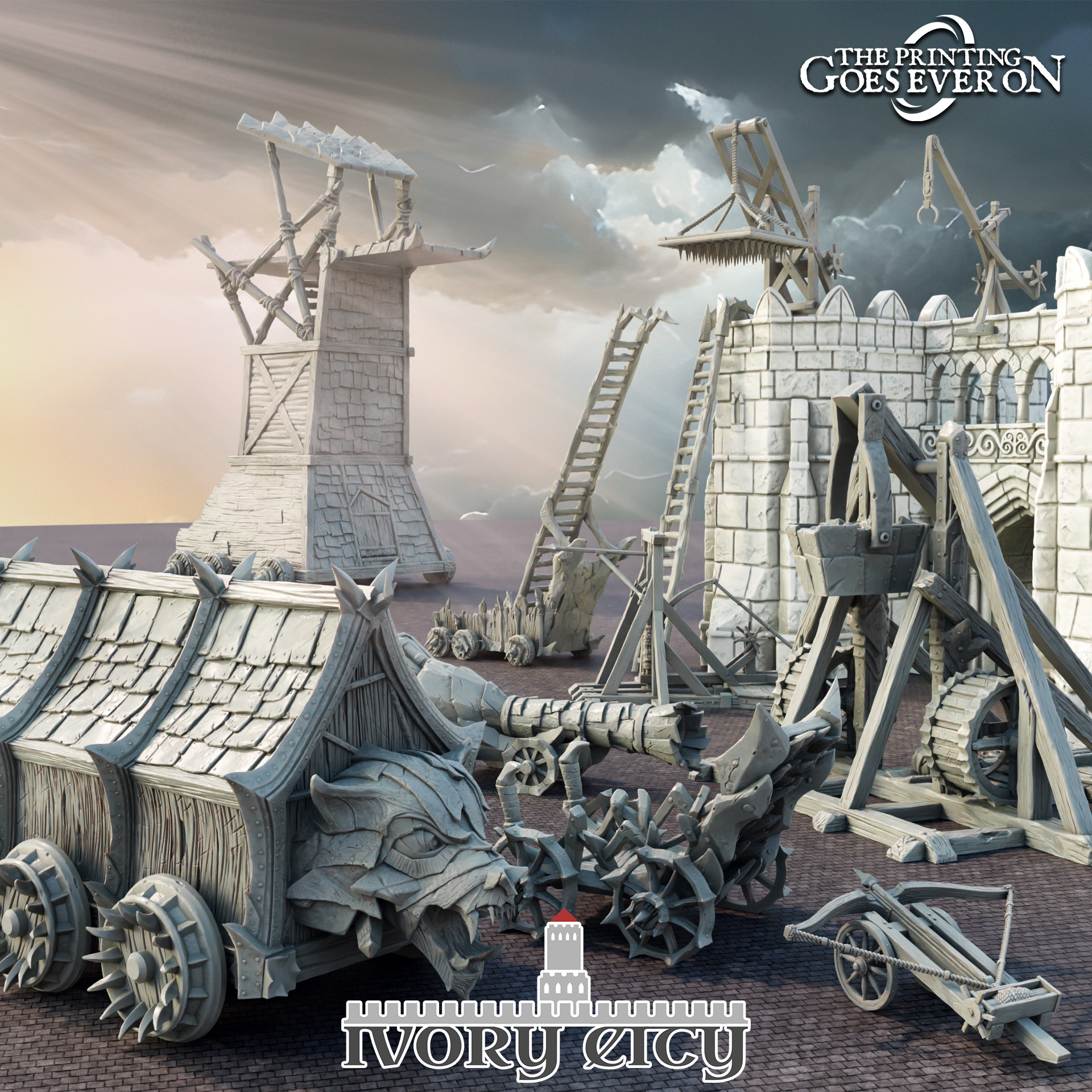 Ivory City - All Siege Machines
