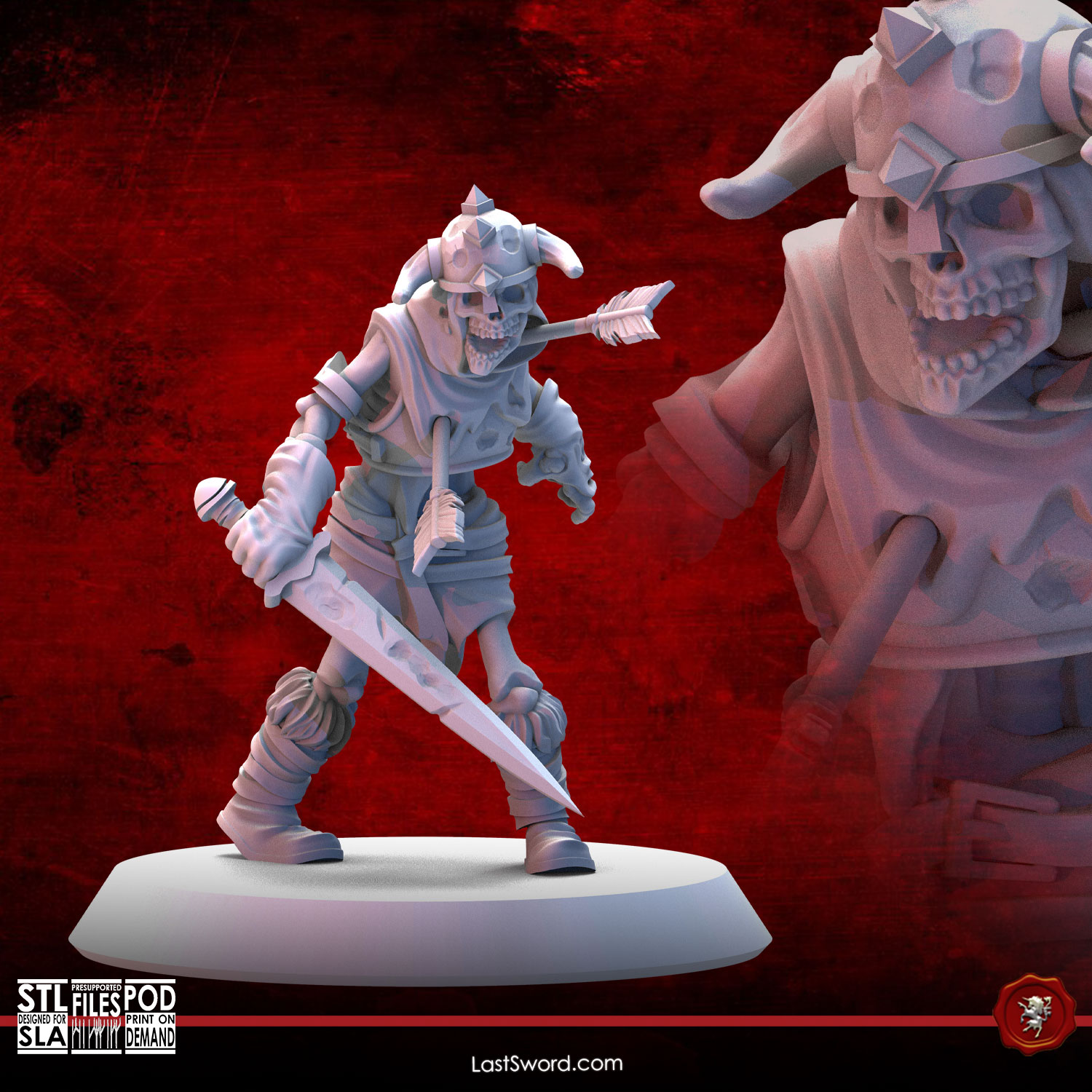 Sir Guillermus | Pre-Supported | 30mm Undead
