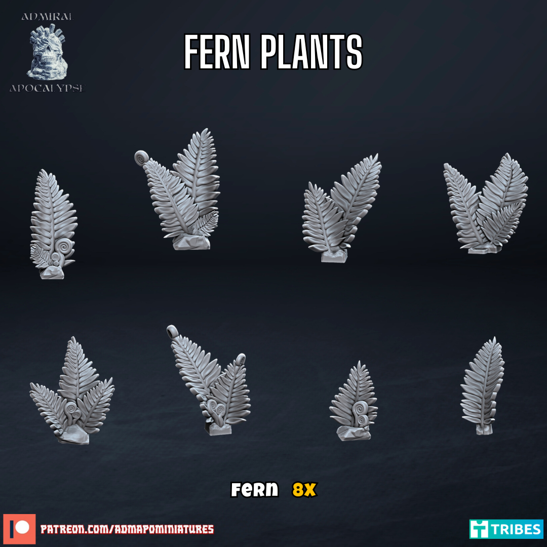Fern Plants (Pre-supported)