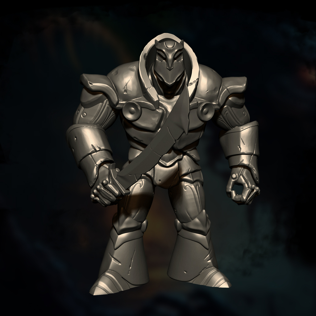 Iron Golem | Construct | D&D 5e STL Miniature | 32mm Resin