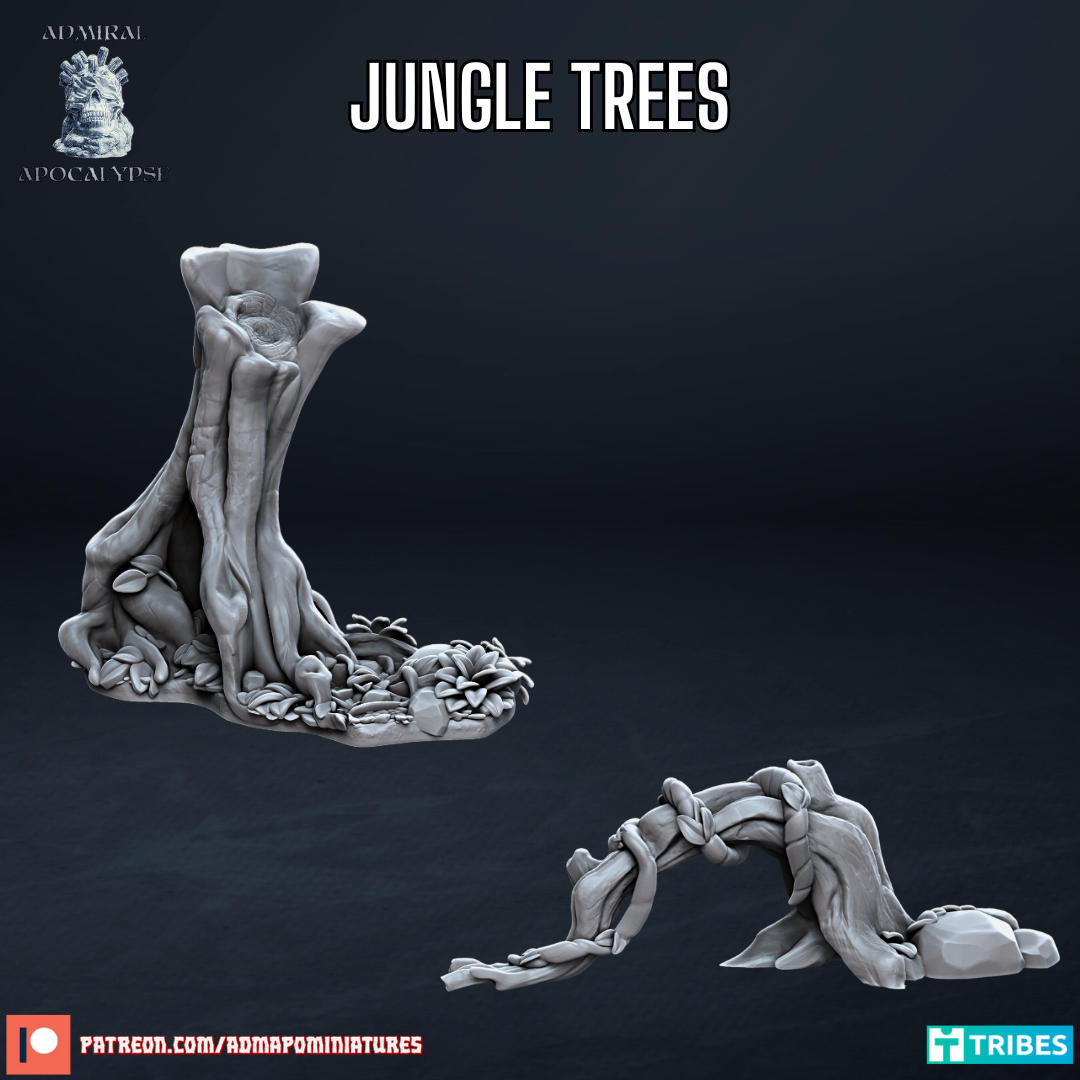 Jungle Trees (Pre-supported)