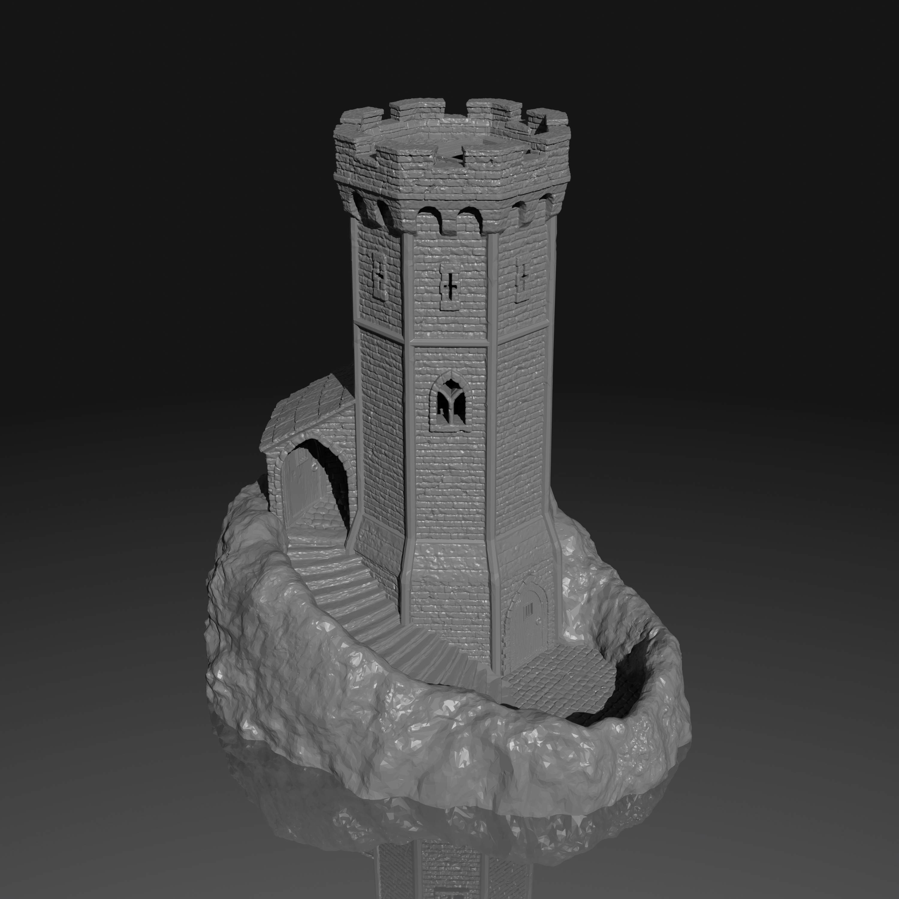 Medieval Watchtower Dice Tower