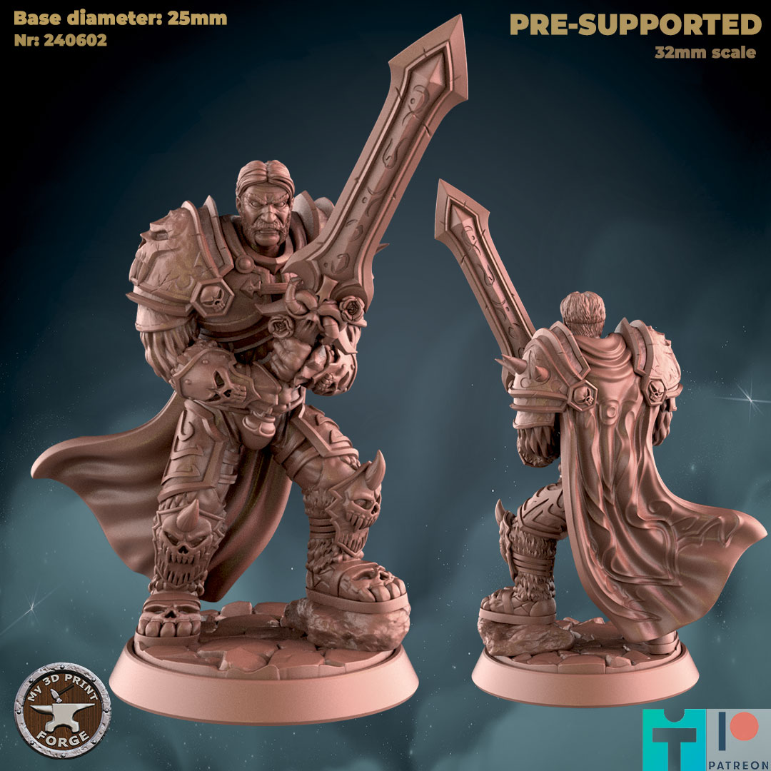 Death Knight Thoras Attack
