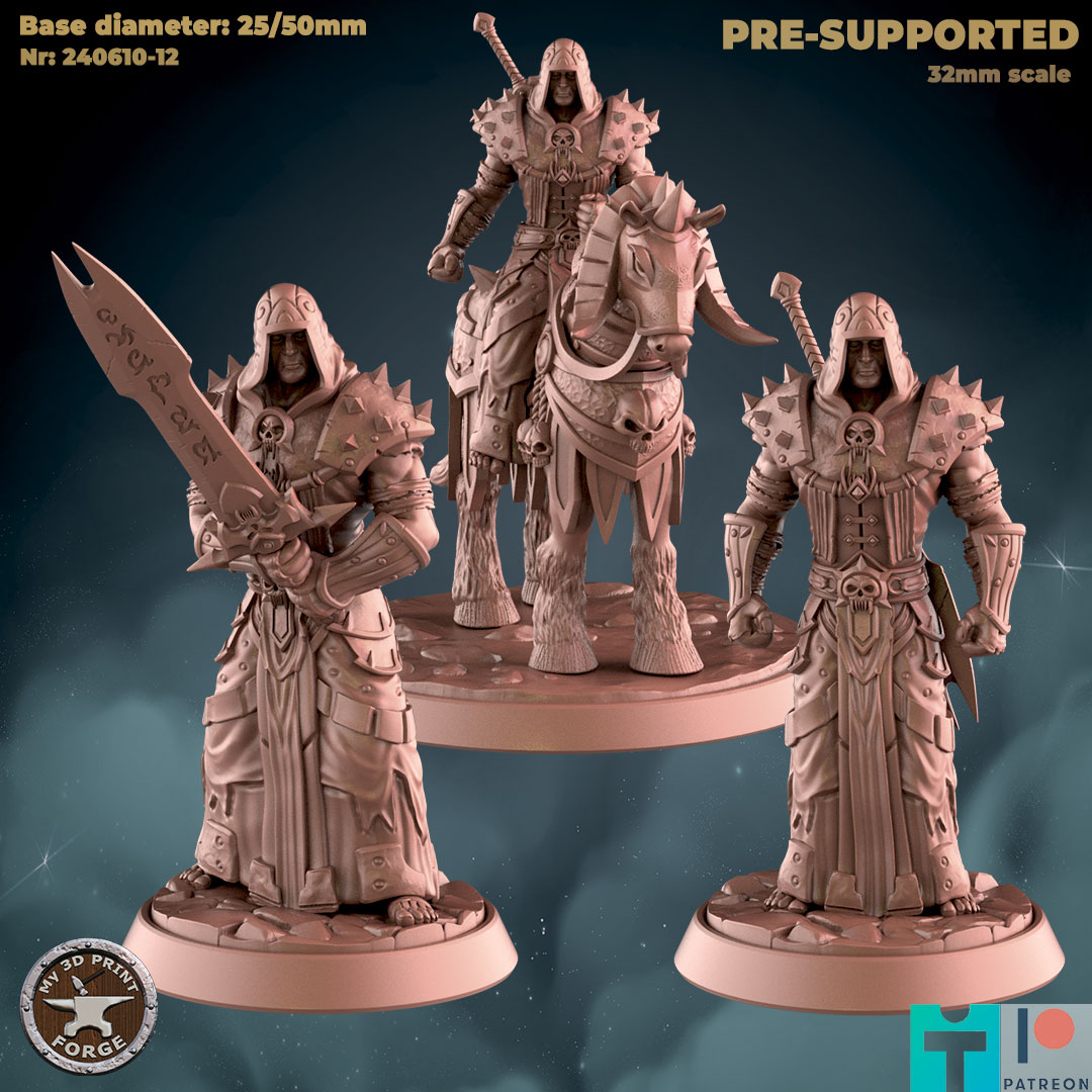 Death Knight Human 3 models