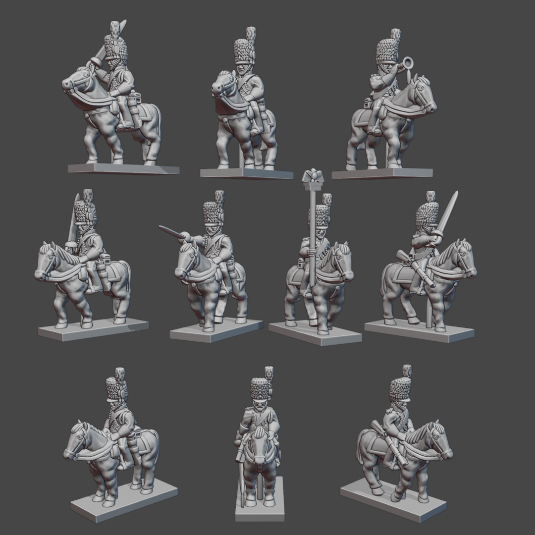 6-15mm French Guard Gendarmes/Horse Grenadiers NAP-FR-43