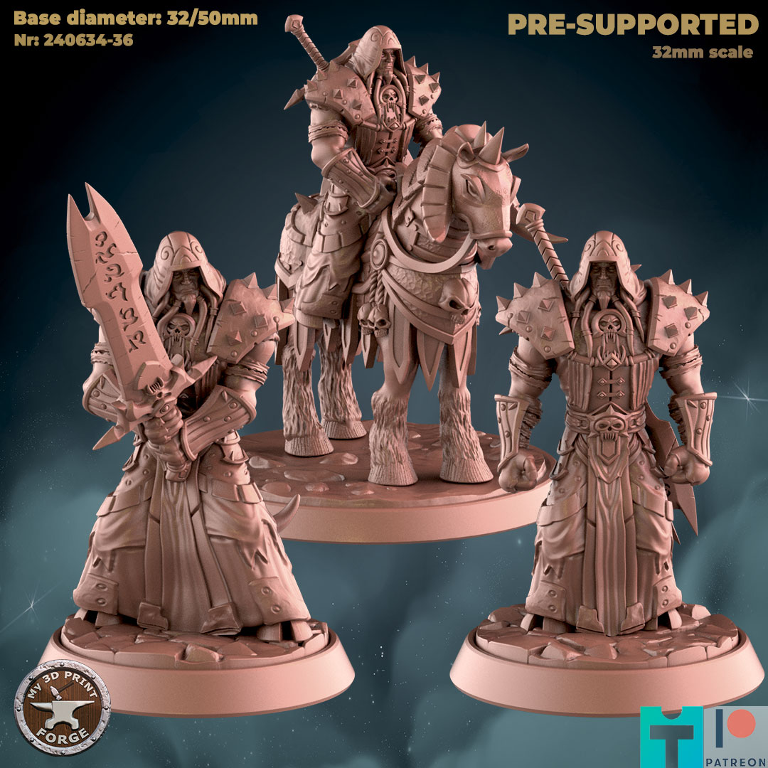 Death Knight Draenei 3 models