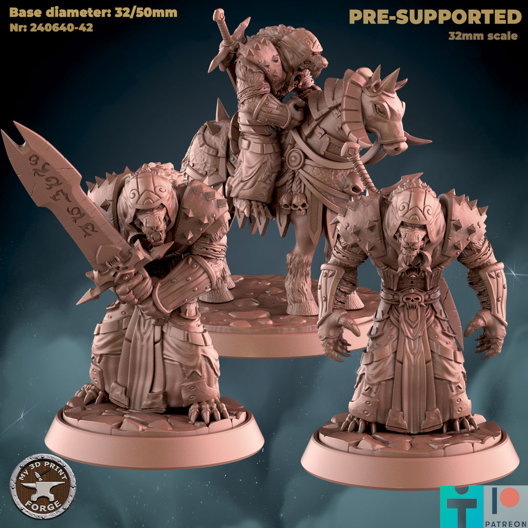 Death Knight Worgen 3 models