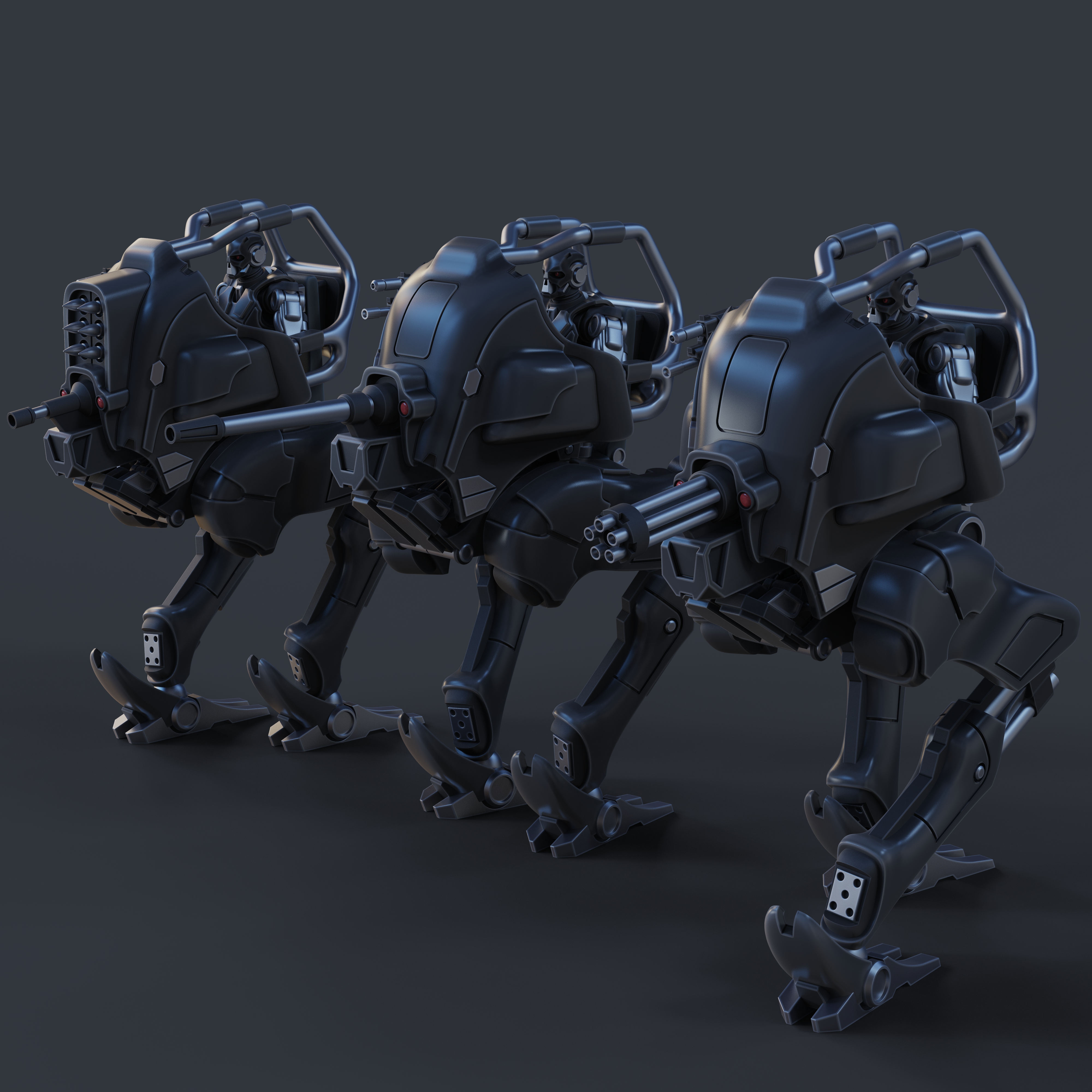Syntharii Striders x3 (Posable)