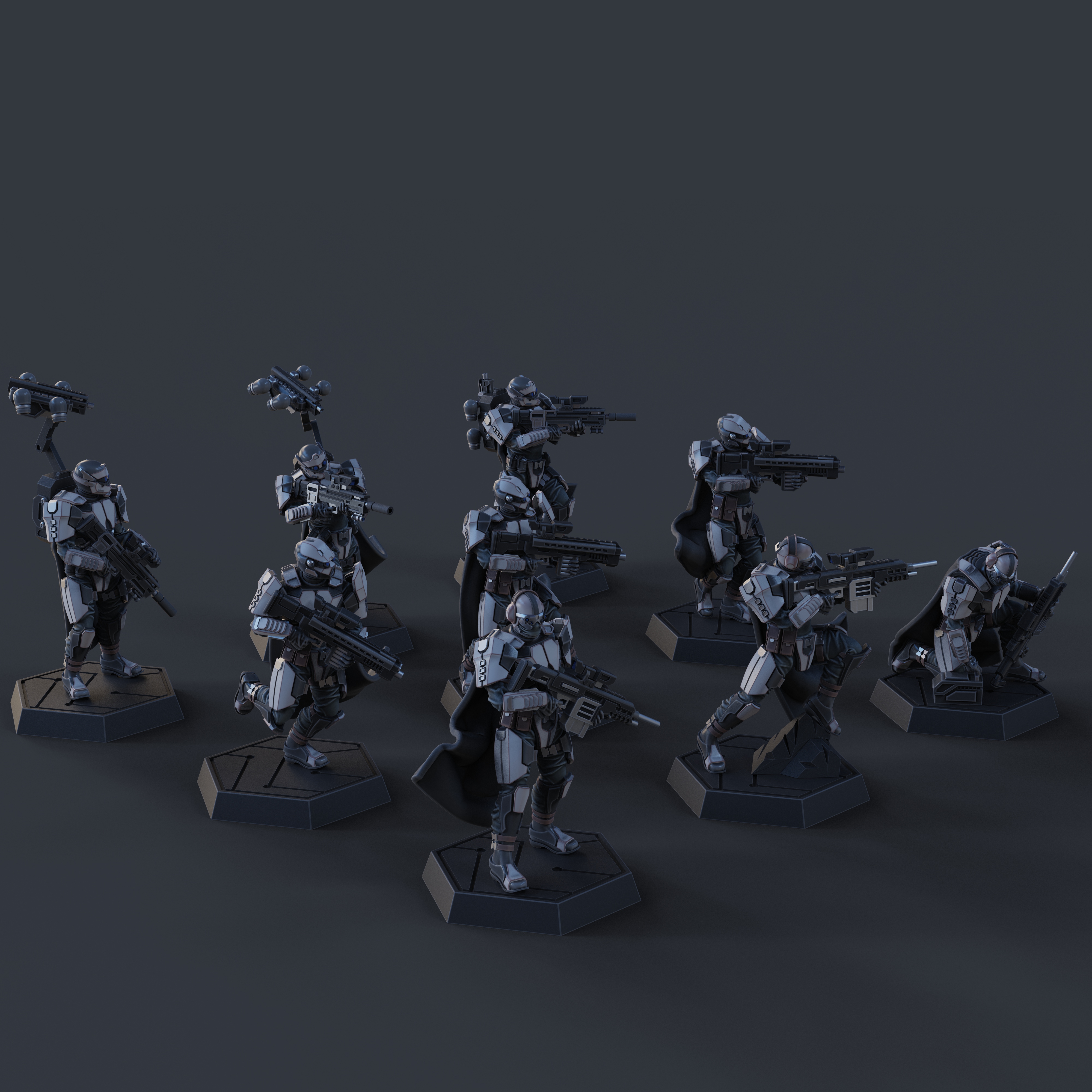 Wardivers - Liberty Squad (9 Models)