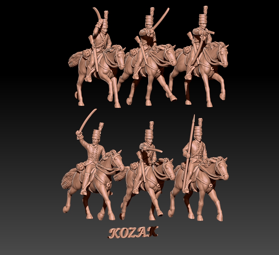 russian mounted jagers 1786-96 set 1