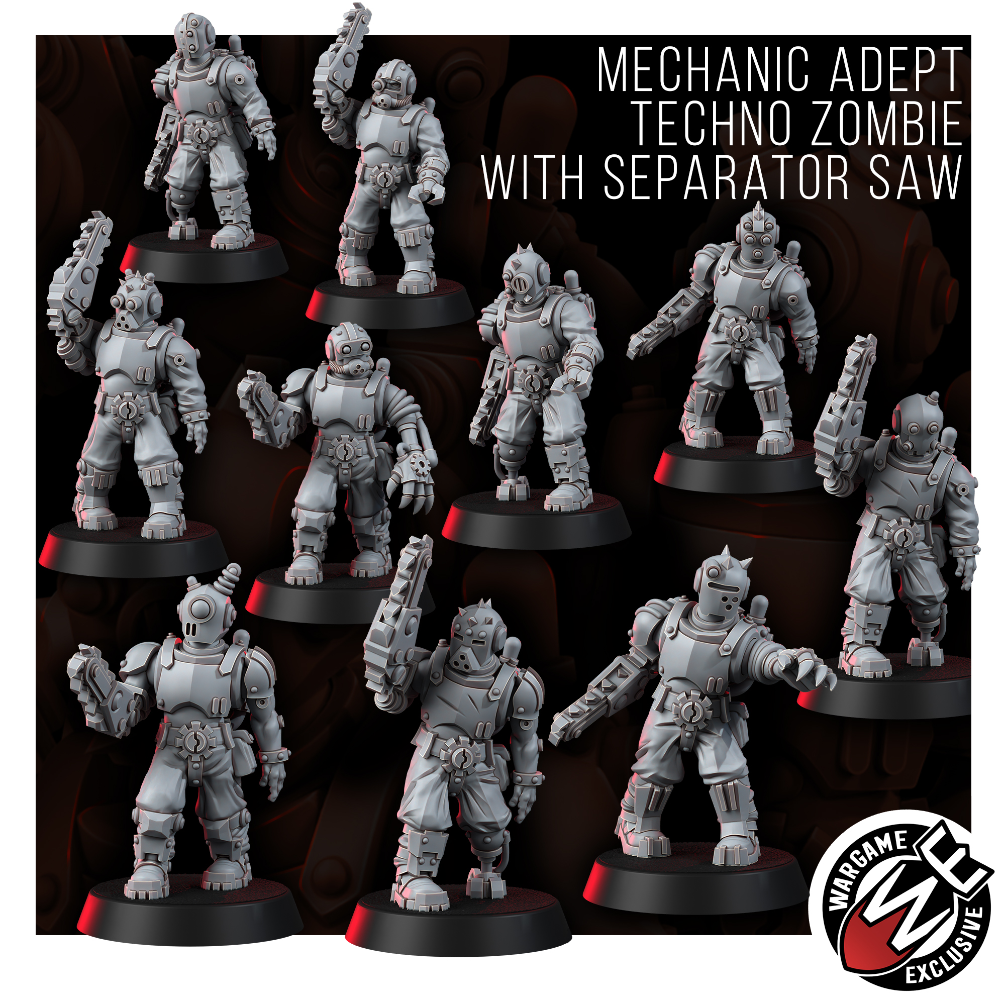 MECHANIC ADEPT TECHNO ZOMBIE WITH SEPARATOR SAW