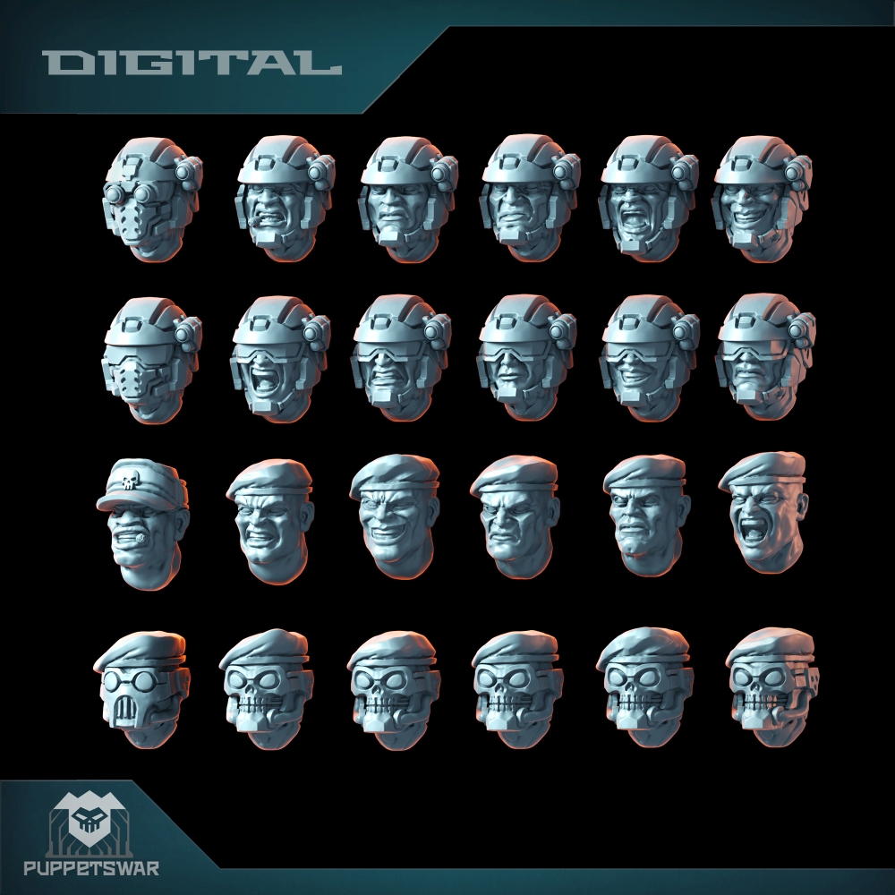 Soldier Heads