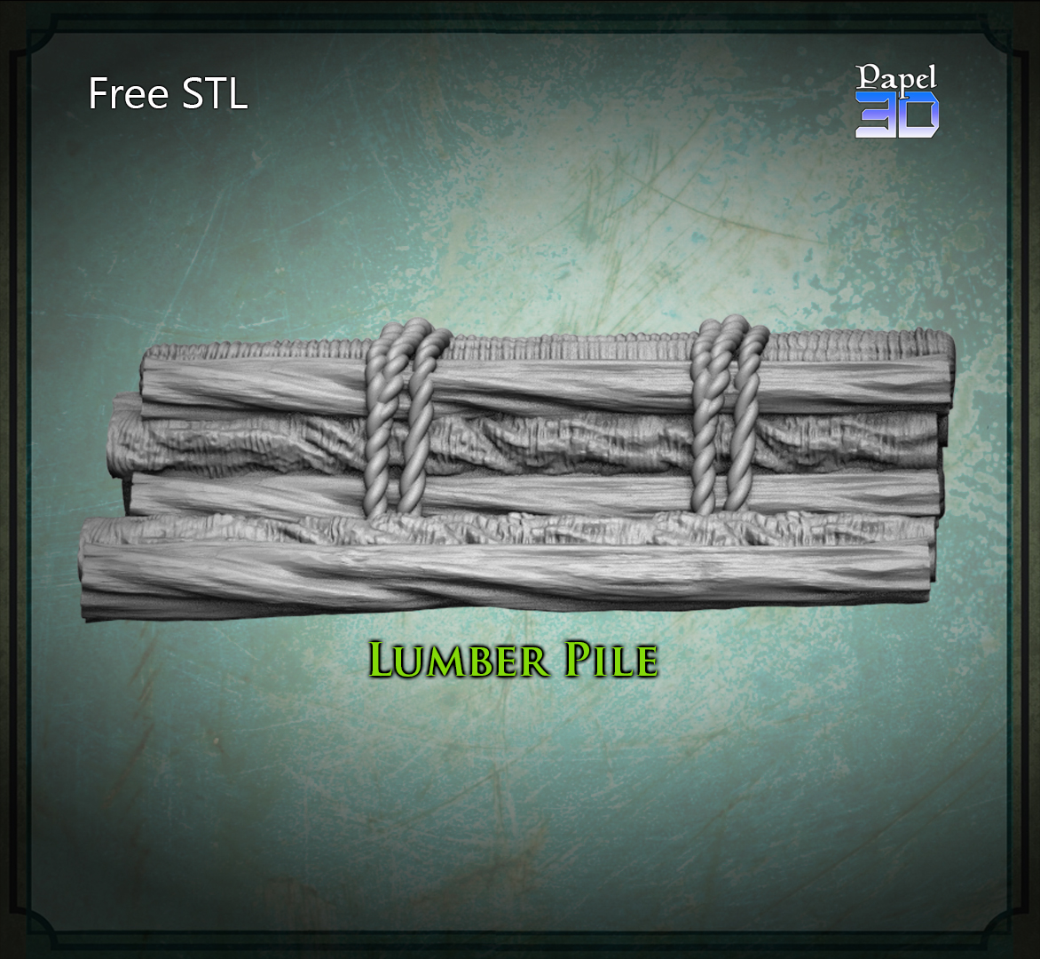 FREE STL_Lumber Pile