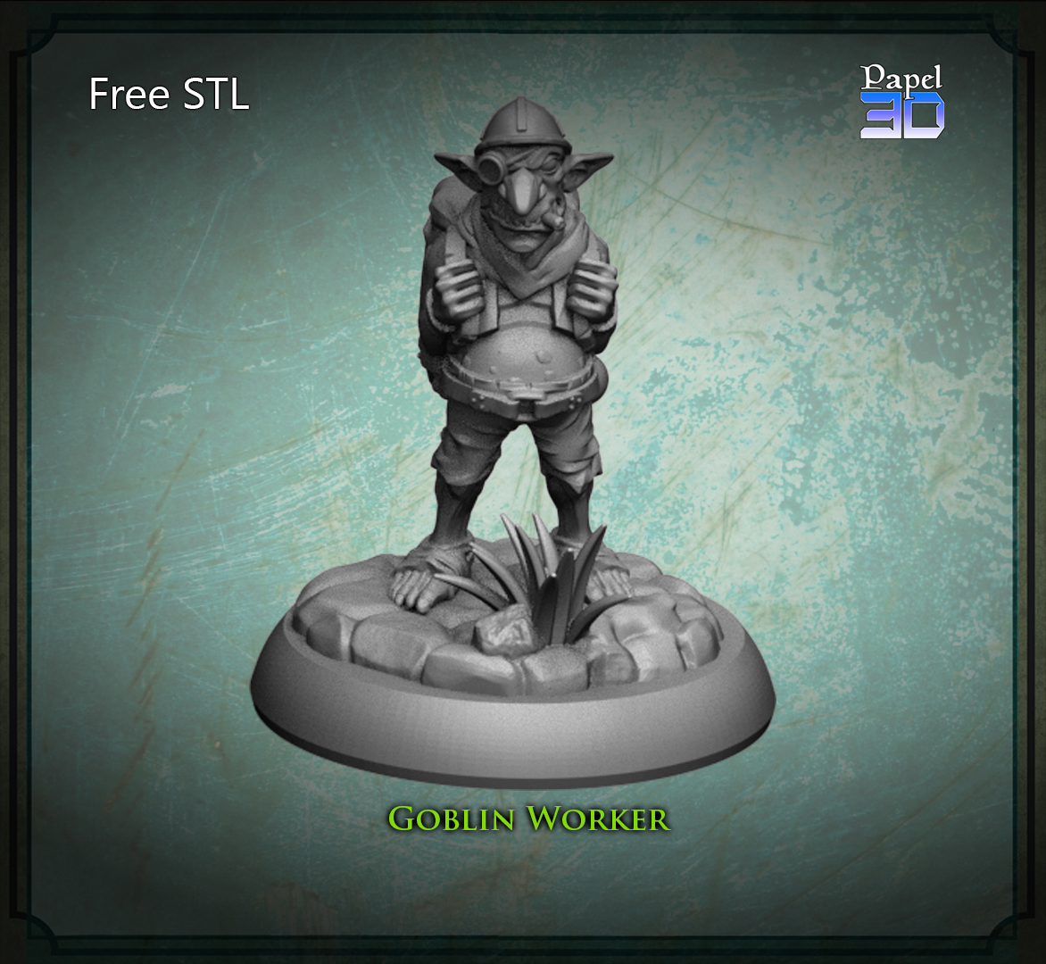 FREE STL - Goblin Worker