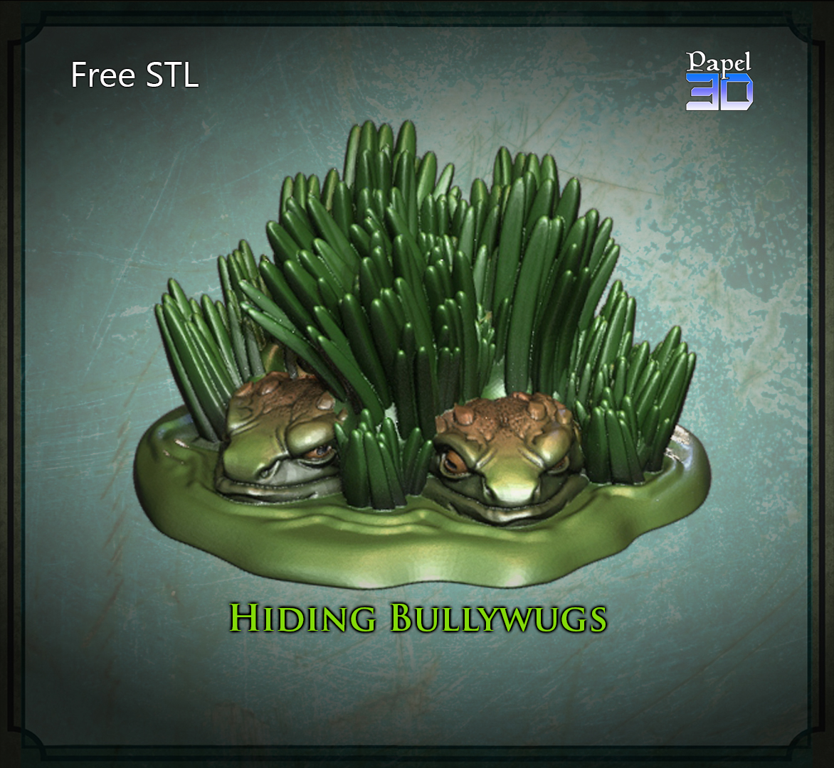 FREE STL - Hiding Bullywugs