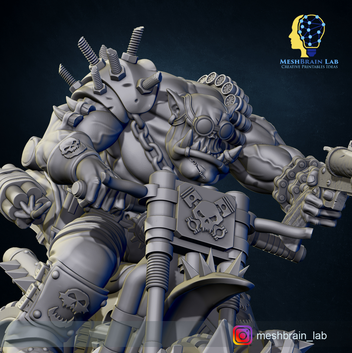 Wasteland Biker Ork Model 3