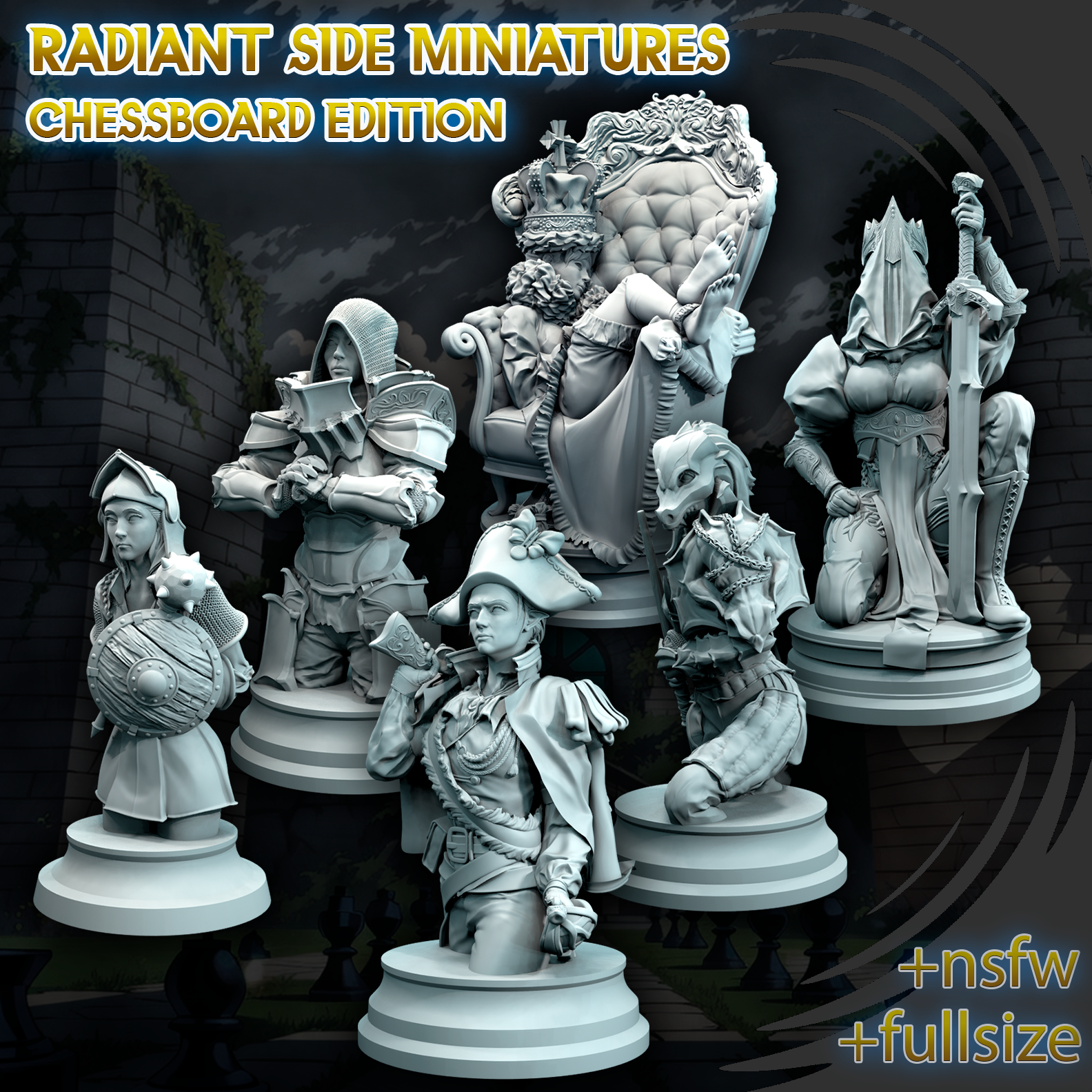 RADIANT SIDE(COMMERCIAL SET).75MM+NSFW&BASE&CHESS FORMAT