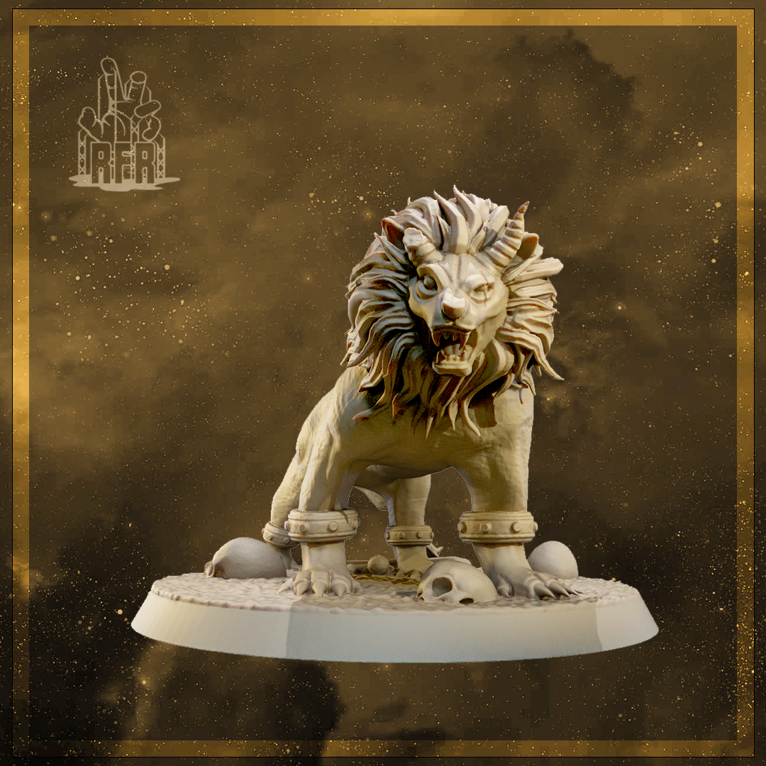 Flamefang - Tabletop miniature (Pre-Supported)