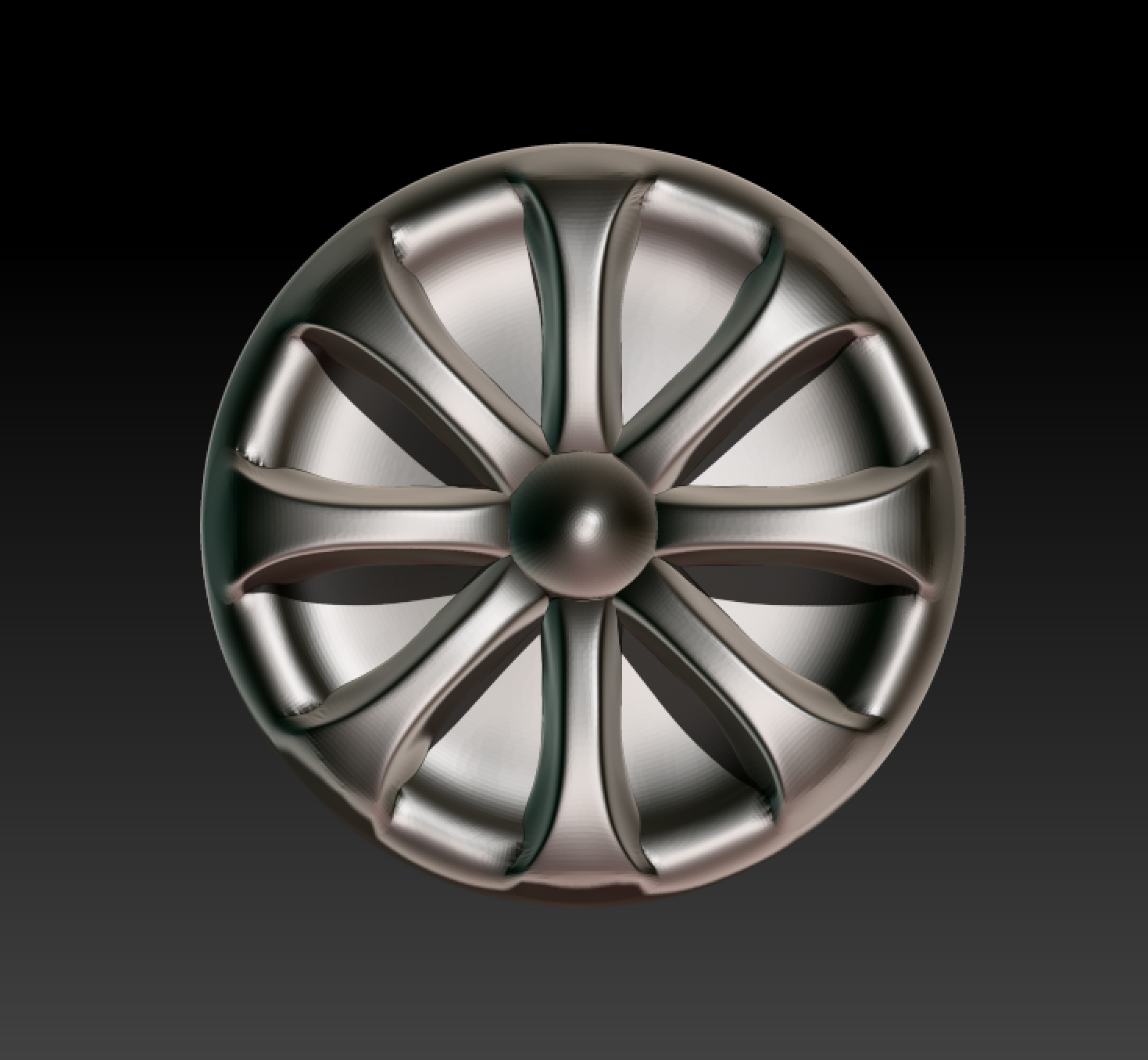 Lego Compatible Speed Champion 8-Spoke Wheel