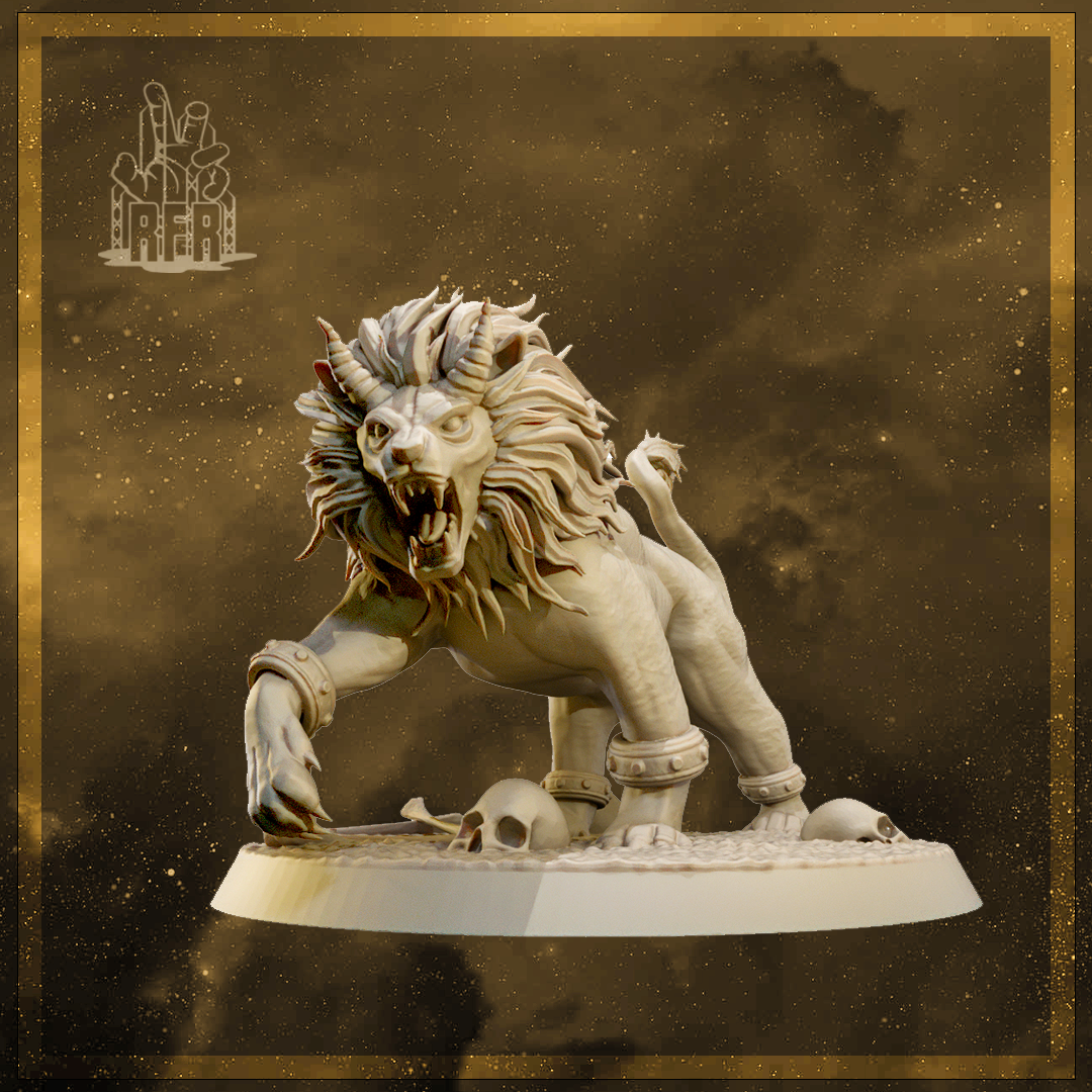 Flamefang - Tabletop miniature (Pre-Supported)