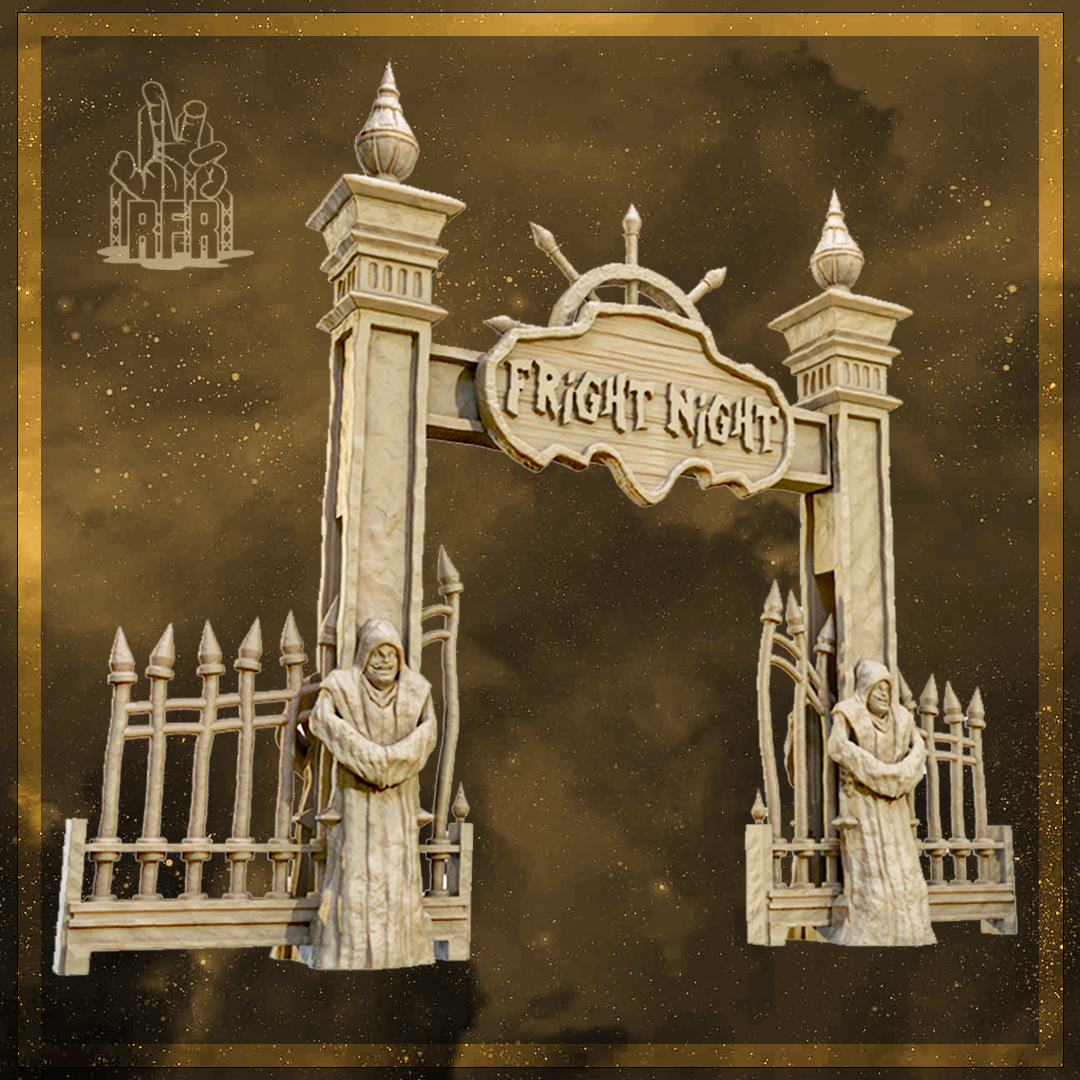 Haunted gates - Tabletop miniatures (Pre-Supported)