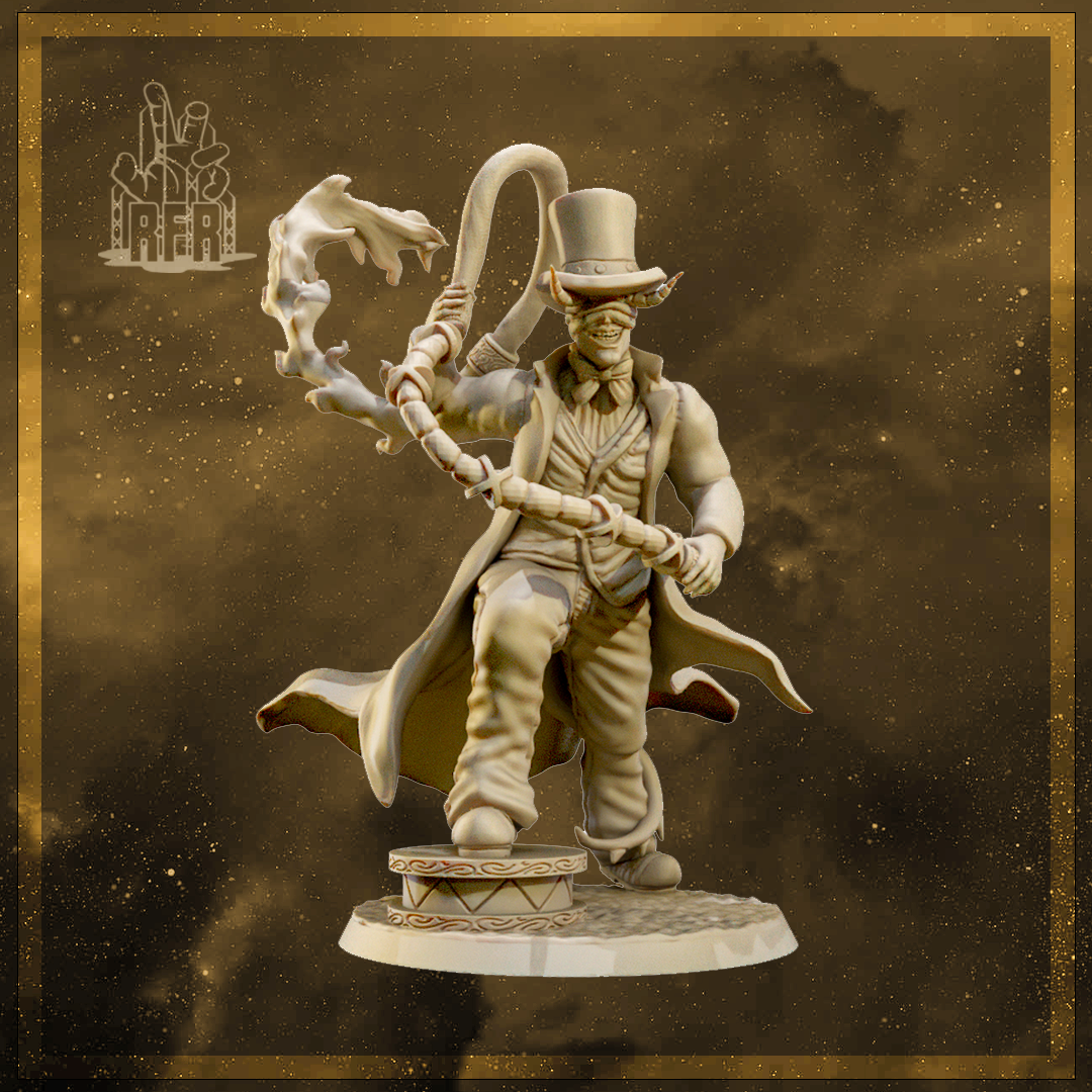 Zoltar, the unholy ringmaster - Tabletop miniature (Pre-Supported)