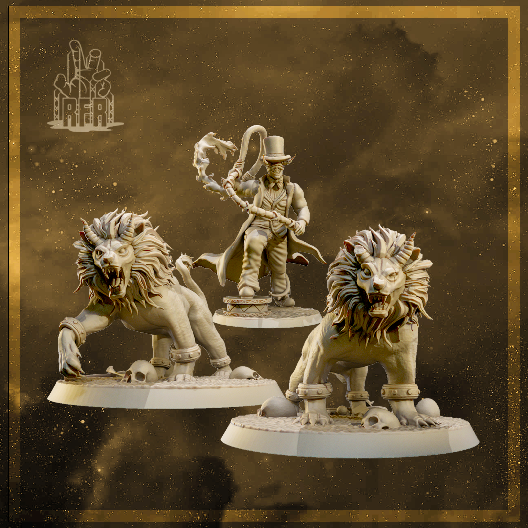 Zoltar & Flamefang bundle - Tabletop miniatures (Pre-Supported)