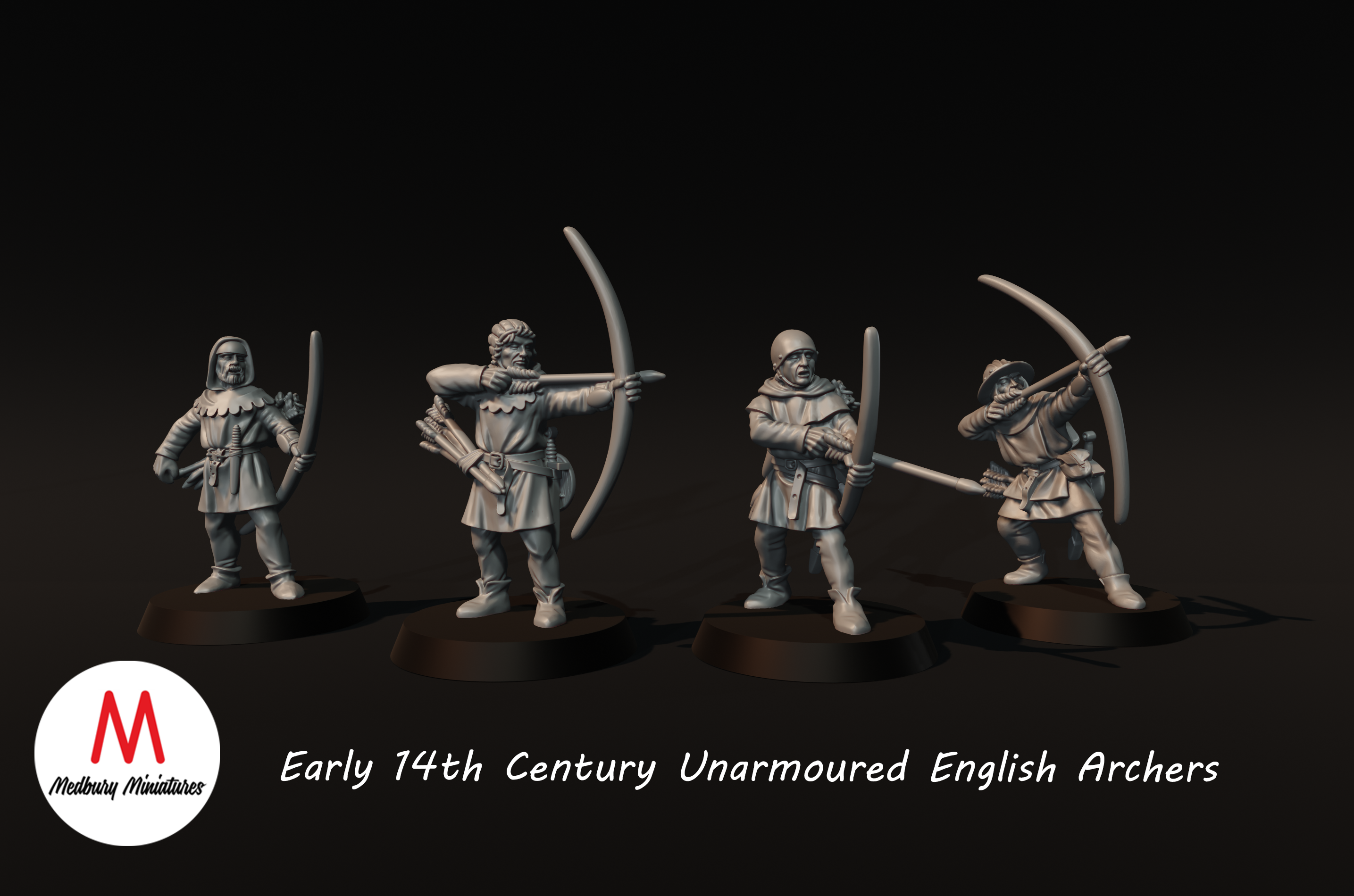 Early 14th Century Unarmoured English Archers