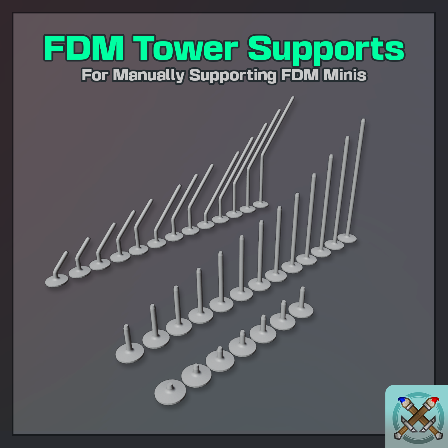 FDM Tower Supports