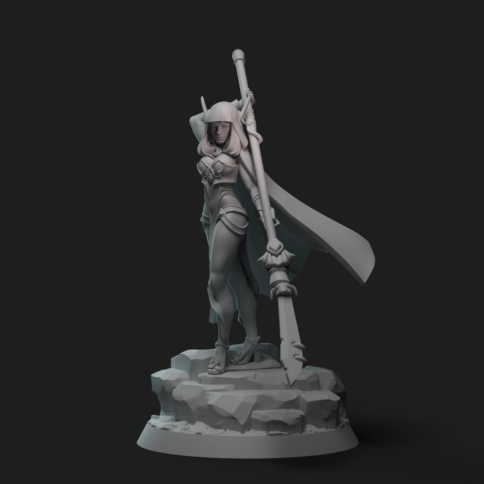 MINIATURE ELF DUNGEONS AND DRAGONS WARGAME